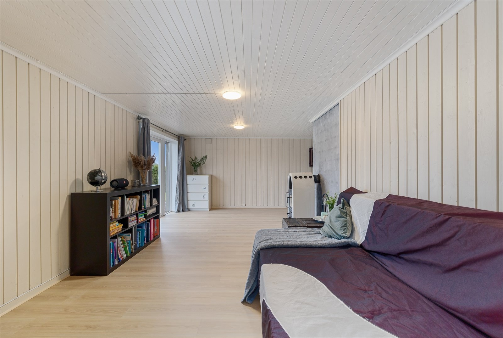 Underetasjen har blitt pusset opp med nye gulv Galleribilde