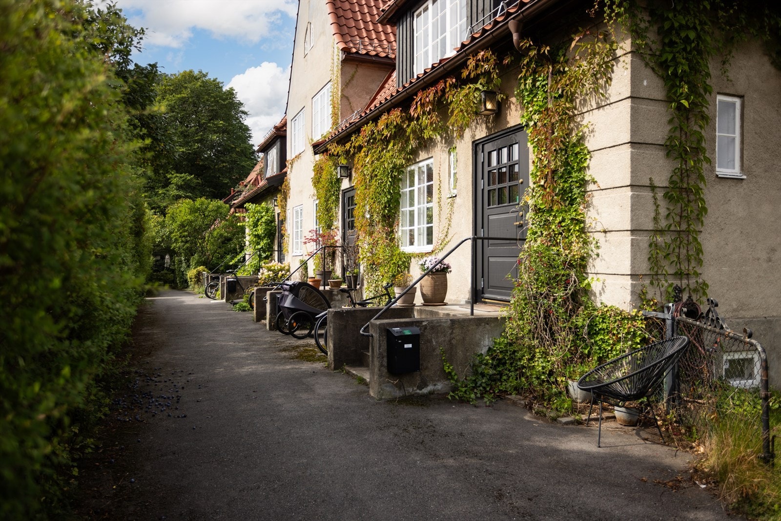 Et hyggelig og pent opparbeidet inngangsparti. Galleribilde