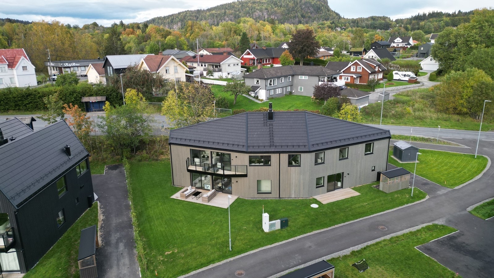 Her bor man i et grønt og flott landskap med gode solforhold. Galleribilde