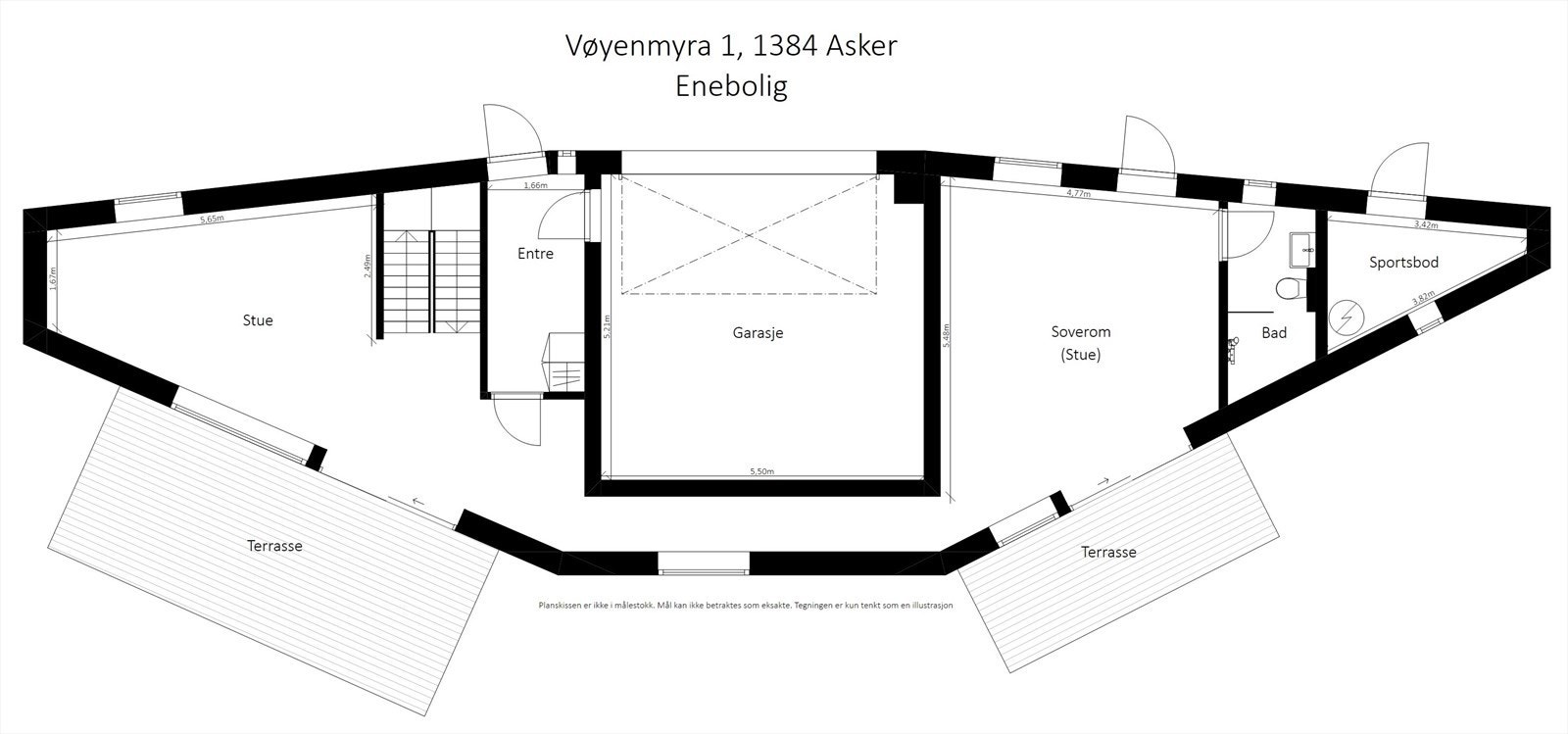 Plantegning 1. etasje. Galleribilde