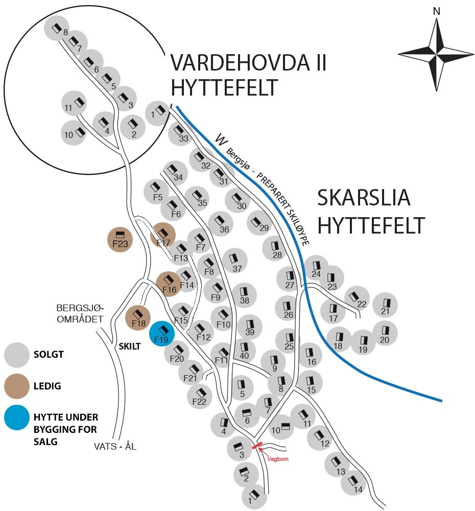 Tomteplan fra prospekt Galleribilde