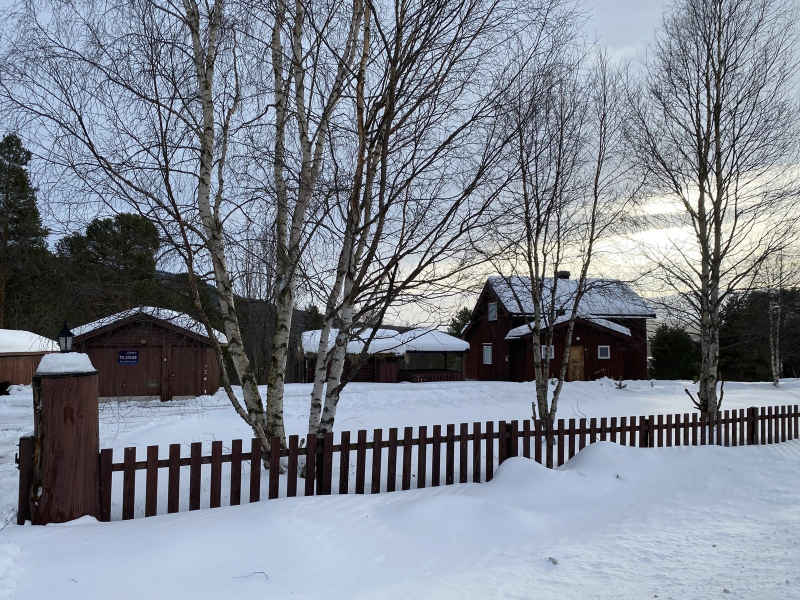 Vinter i Heidalsvegen Galleribilde