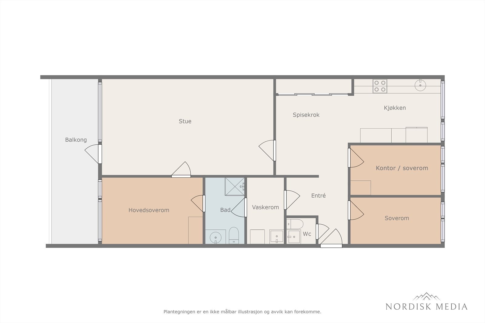 Plantegning Galleribilde
