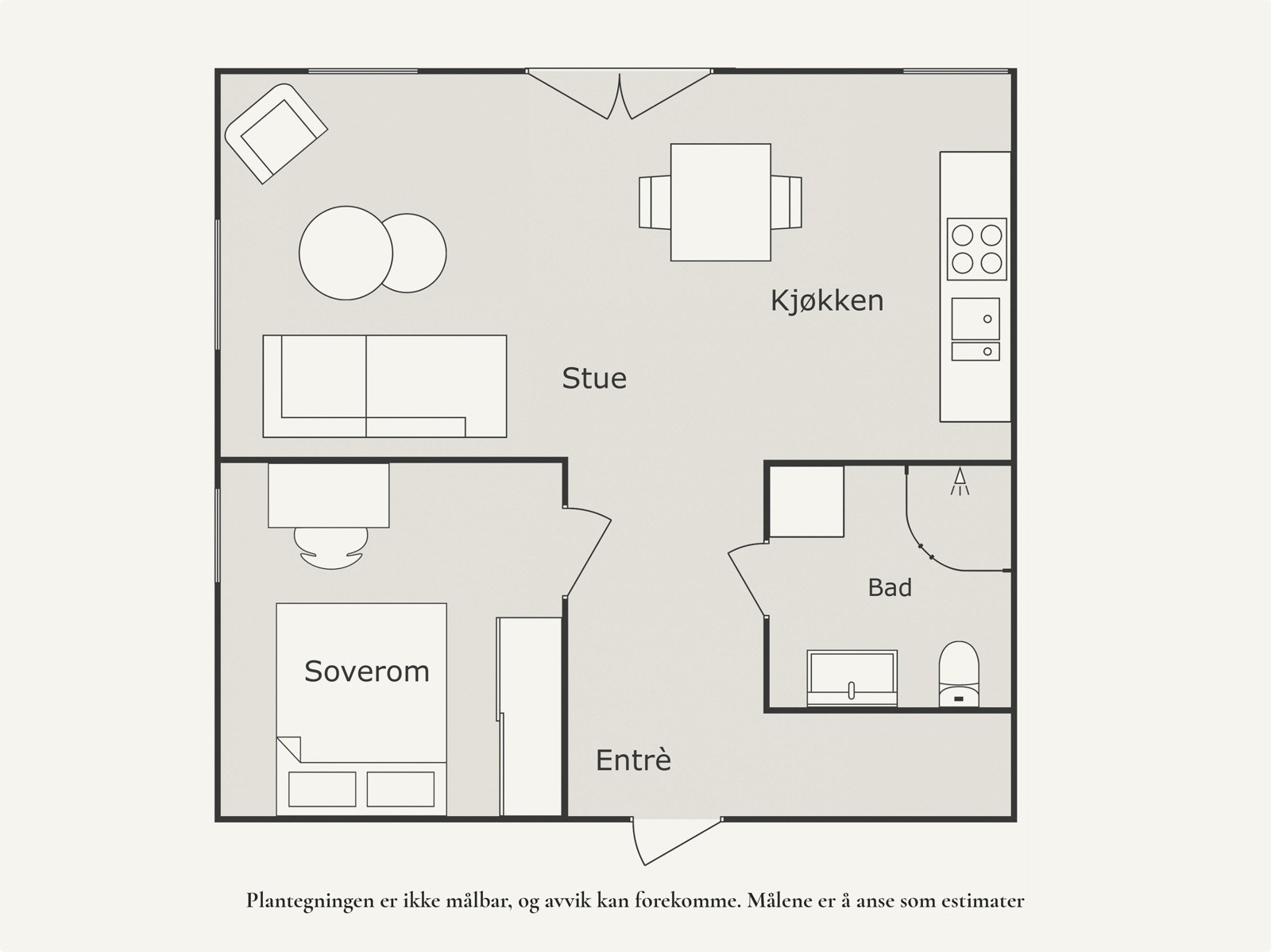 Plantegning. Galleribilde