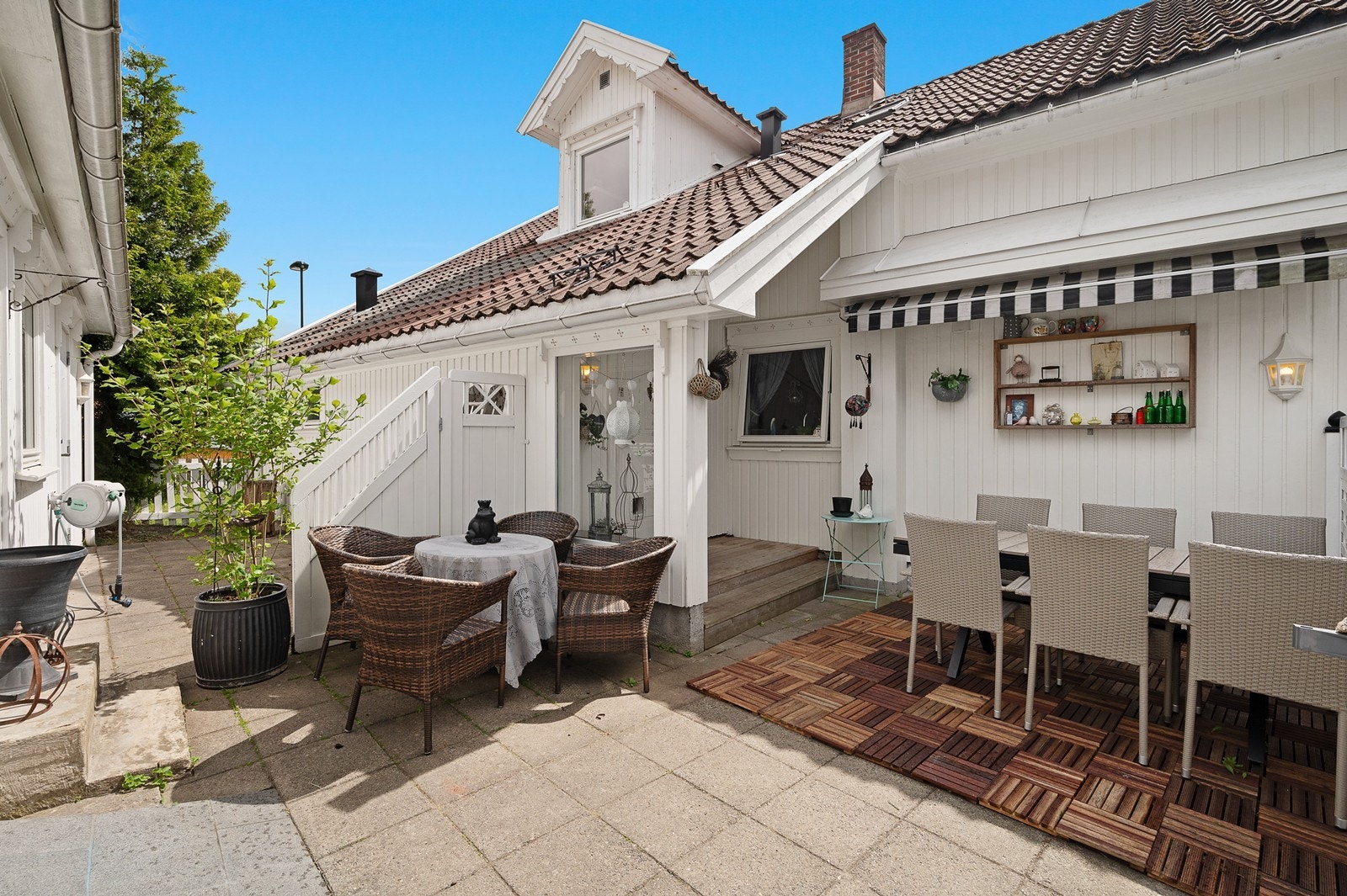 Bakgården er usjenert med lite innsyn Galleribilde