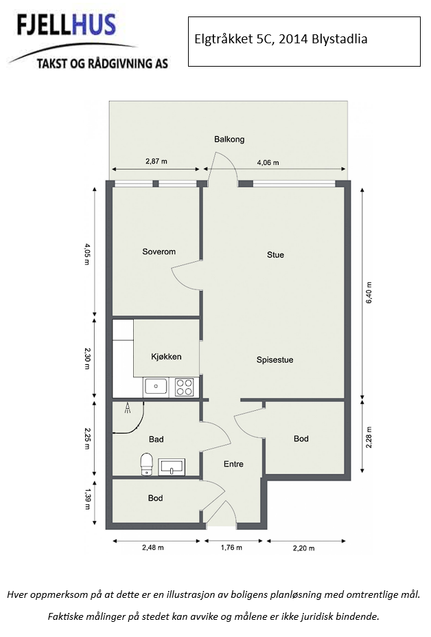 Plantegning Galleribilde