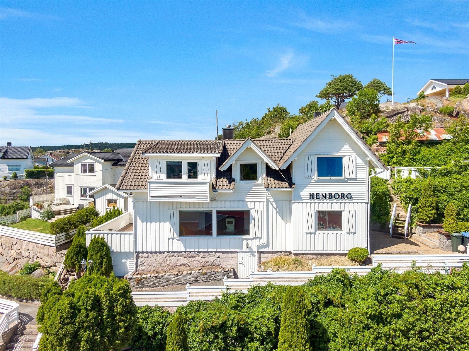 Tilbygging og oppgraderinger er utført i flere omganger siden boligen først ble oppført i 1894. Galleribilde