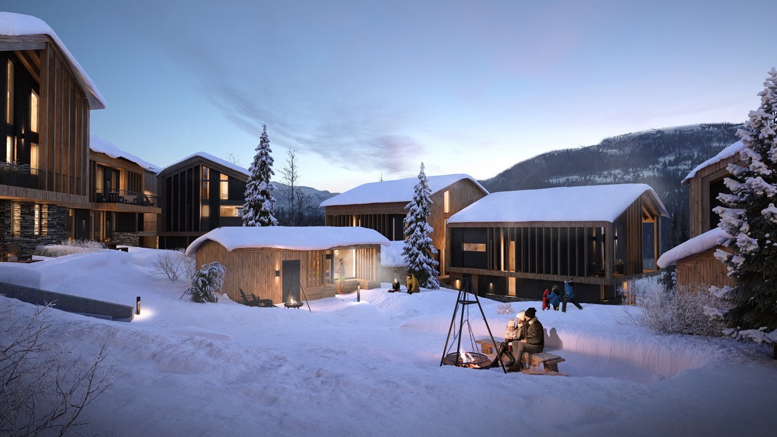 Felles tun med sauna. Galleribilde