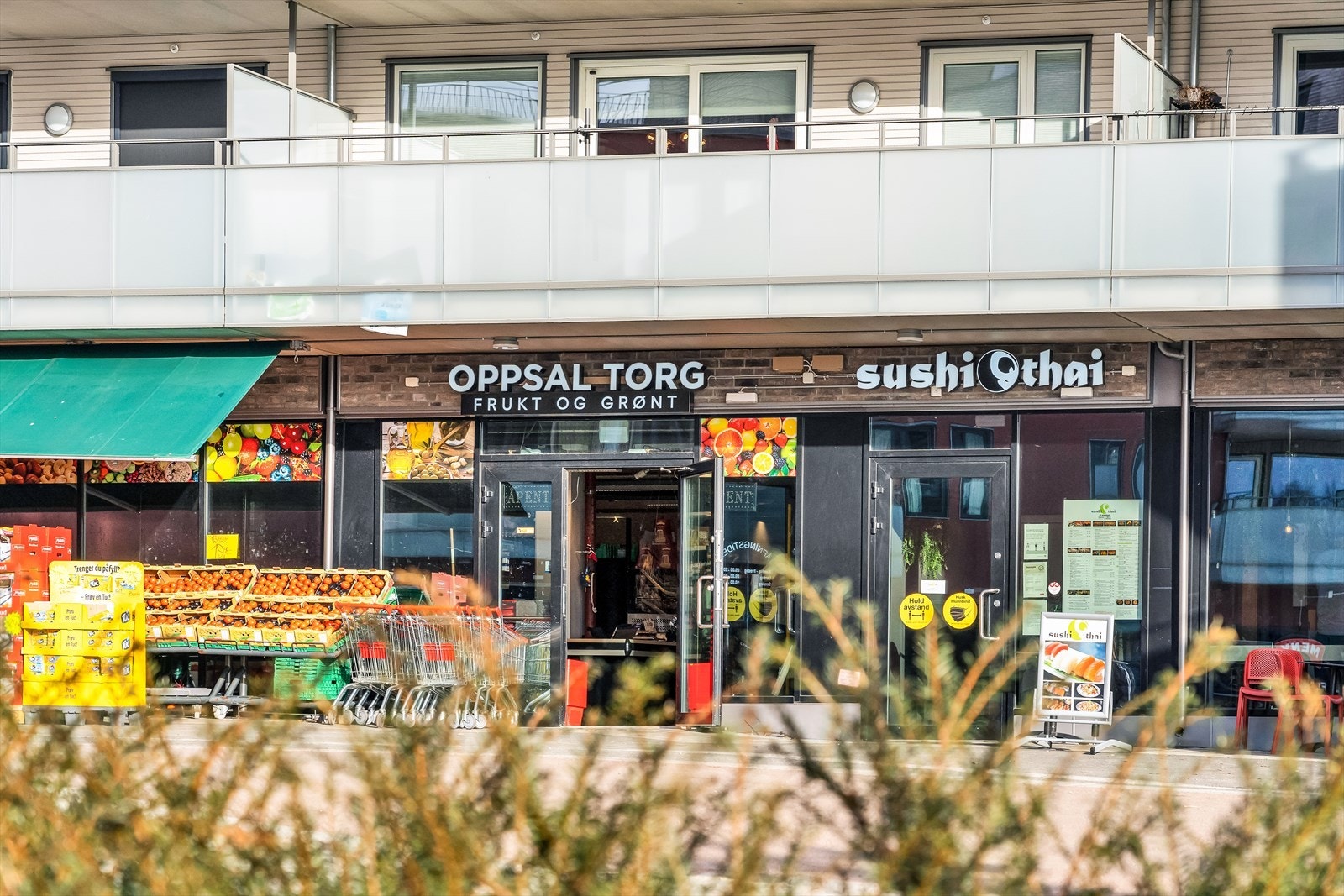 Oppsal Torg har et spennende utvalg av frukt og grønt. Galleribilde