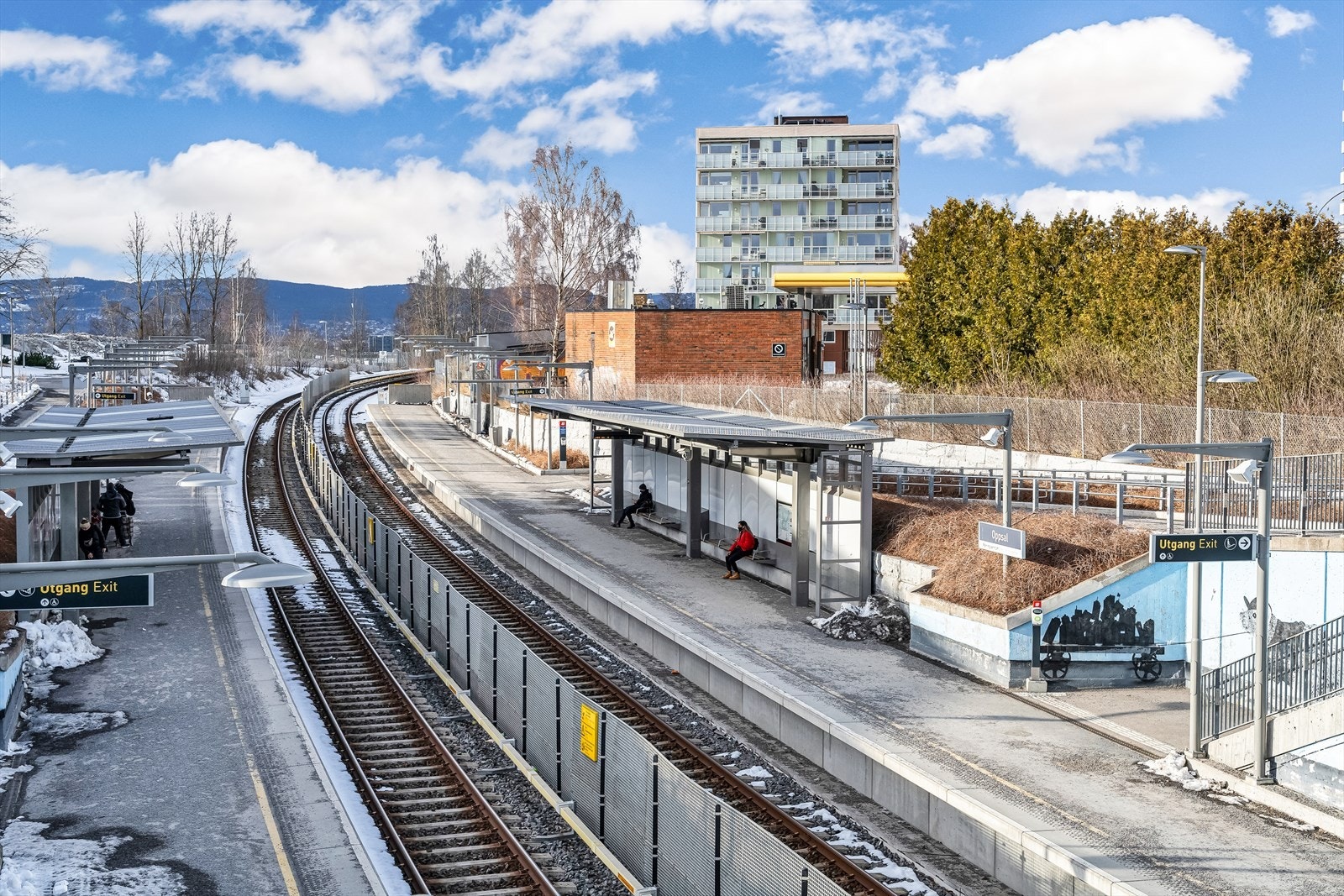 T-banen på Oppsal har hyppige avganger (linje 3) og tar deg til Oslo S på kun 16 minutter. Galleribilde
