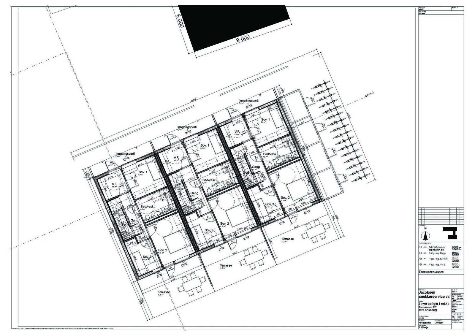 Planskisse 1.etasje. Galleribilde