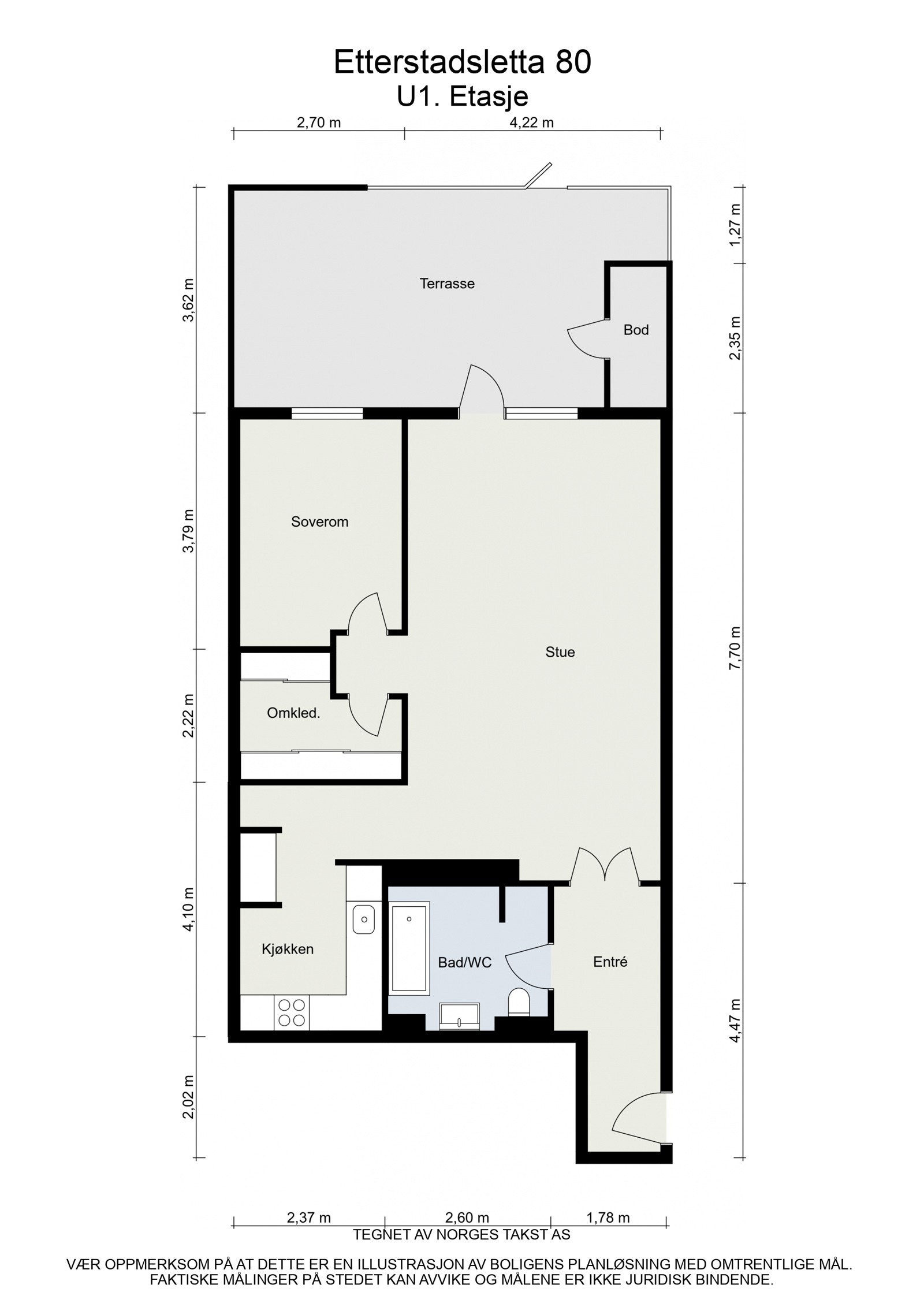 Plantegning Galleribilde