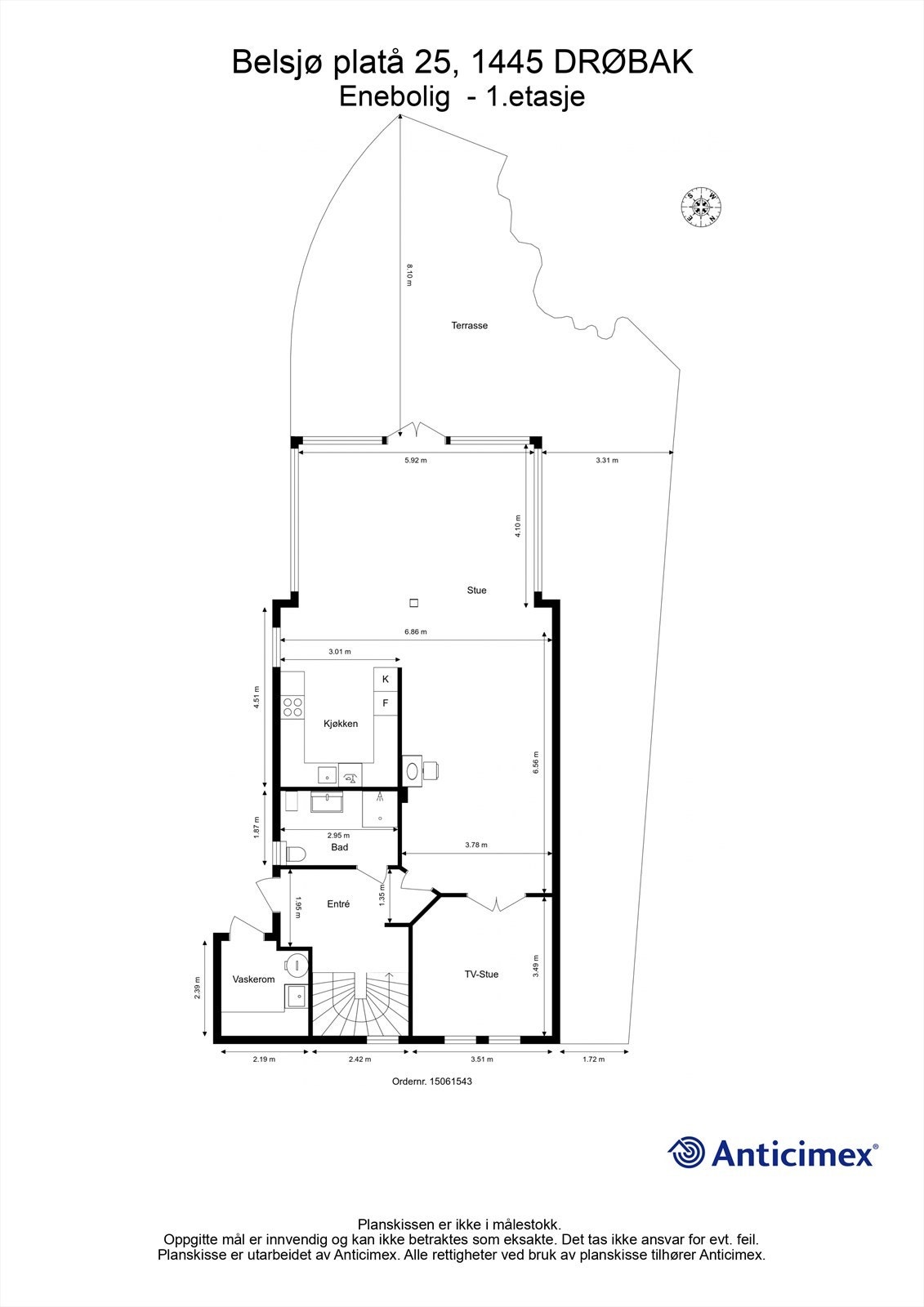 Plantegning - 1. etasje Galleribilde