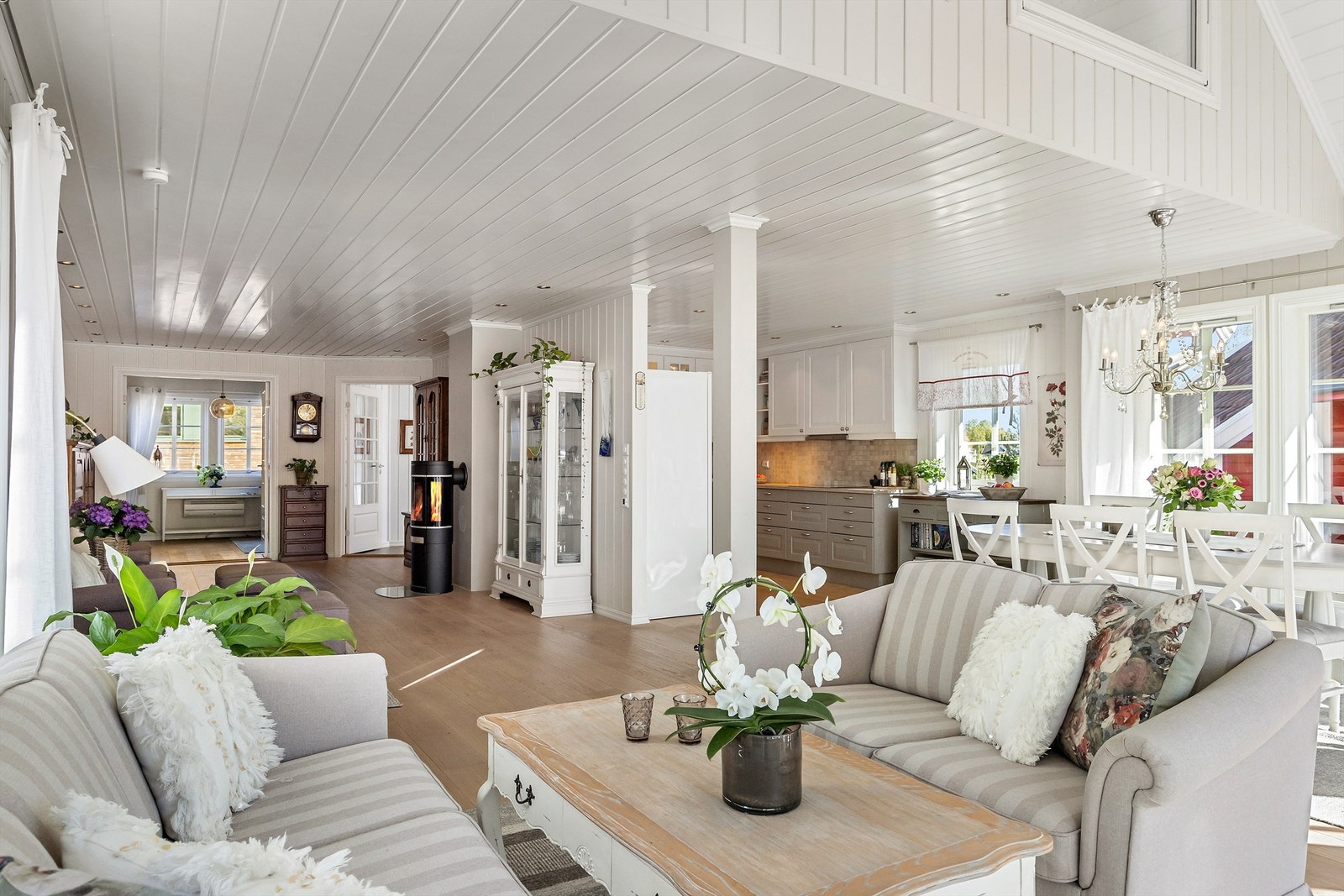 Stuen innbyr til sosiale sammenkomster Galleribilde