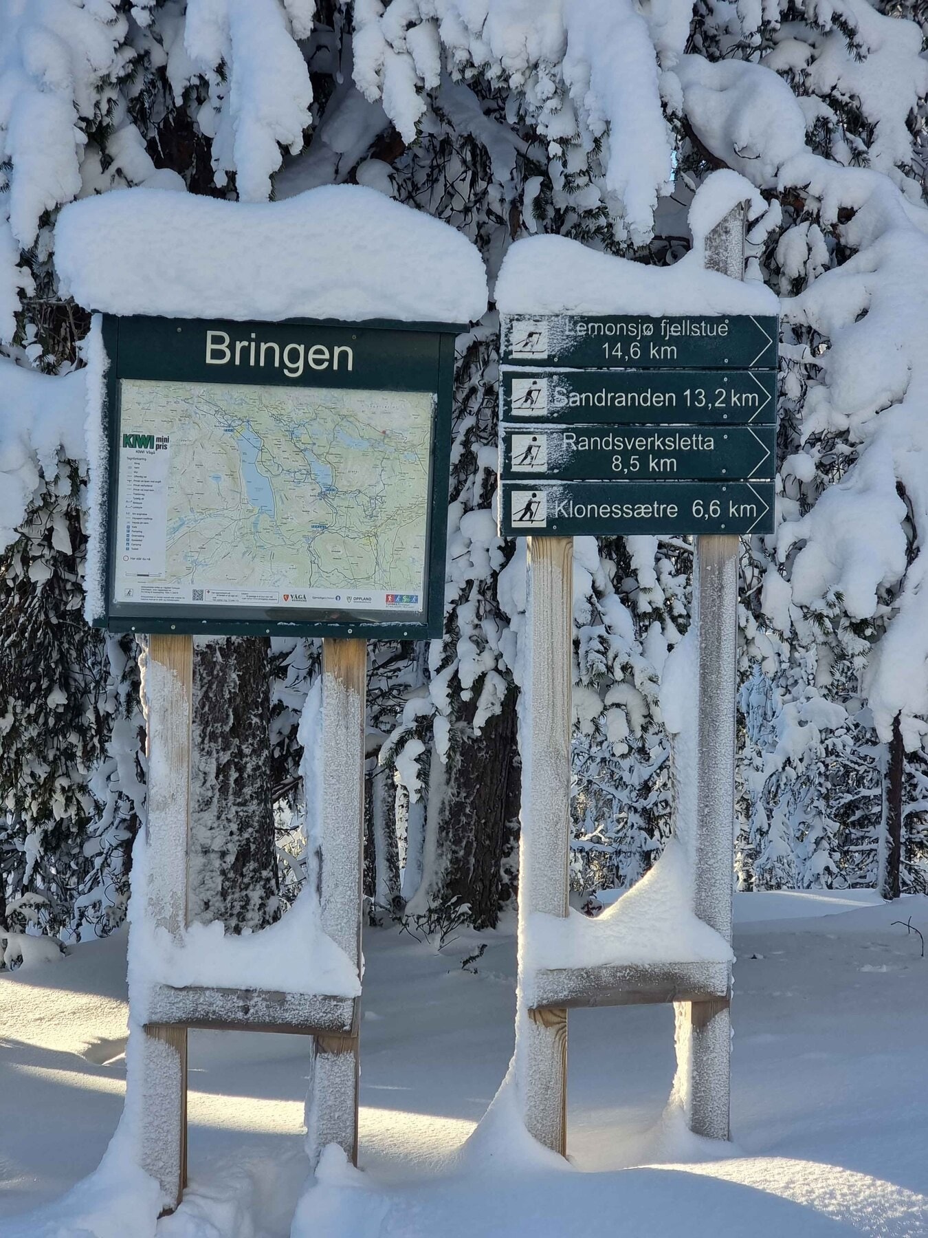 I området er det fine muligheter for skiturer i fjellet Galleribilde