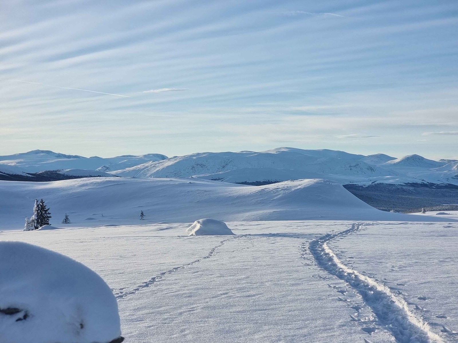 Lei av ski? Da er truger tingen! Her foto mot Lemonsjøen Galleribilde