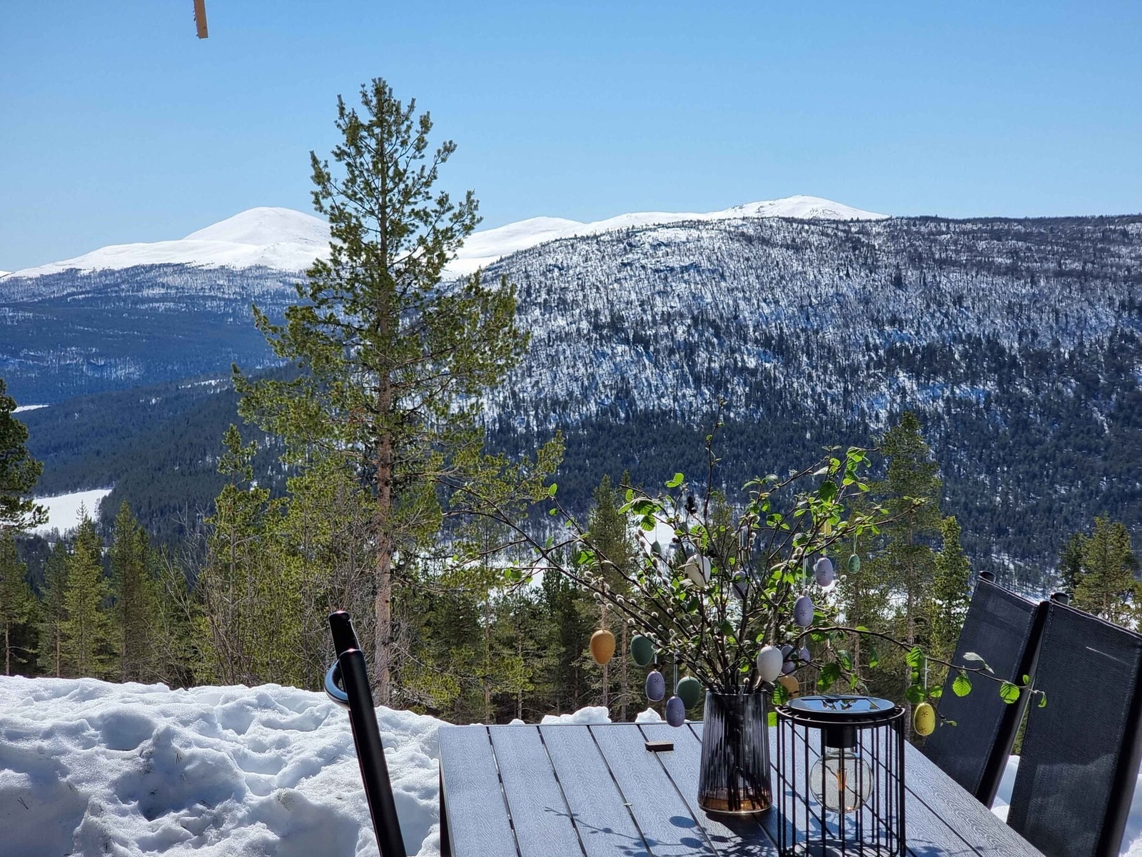 Påskekos i hytteveggen Galleribilde