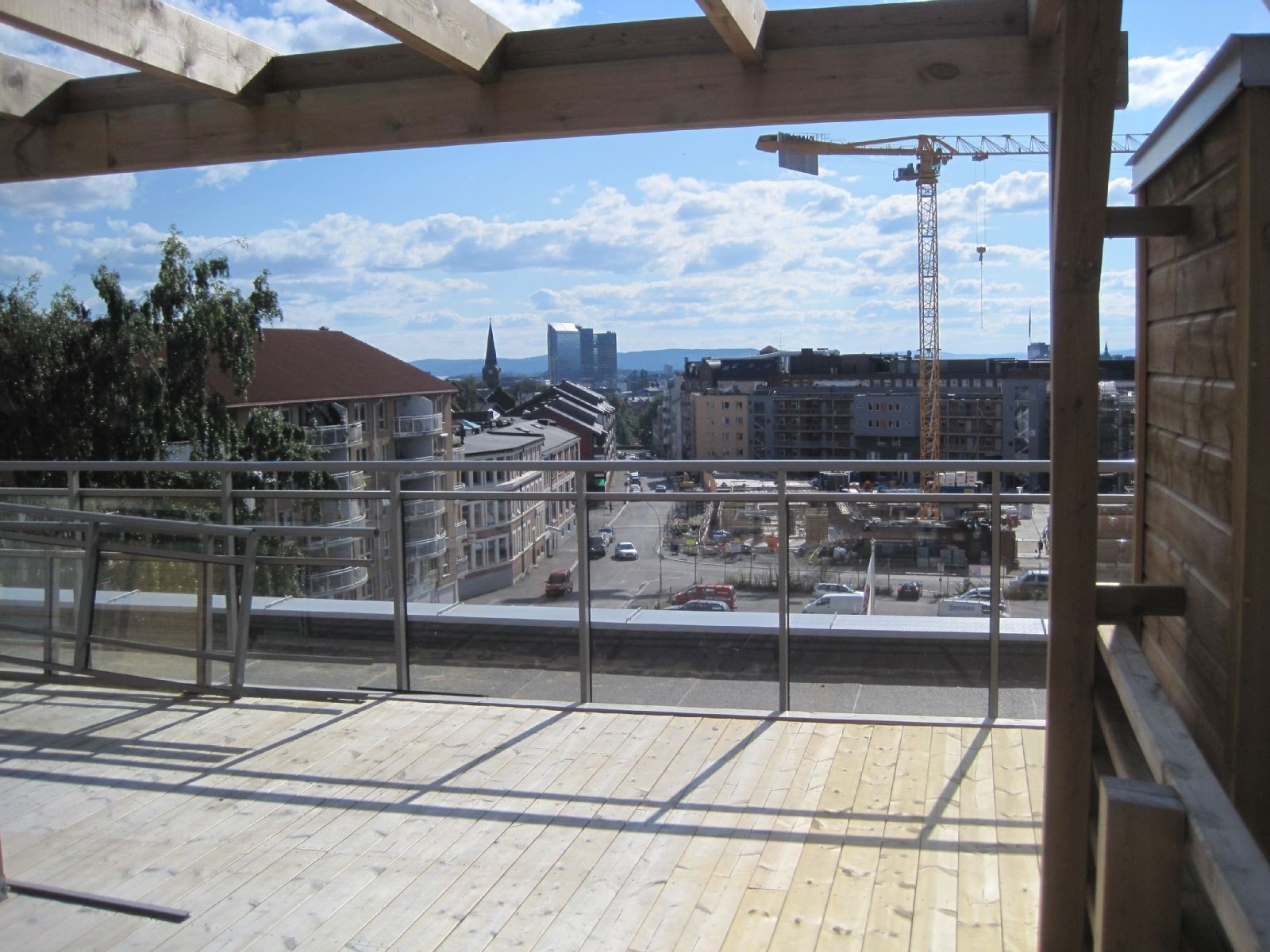 Felles takterrasse med gode solforhold. Galleribilde