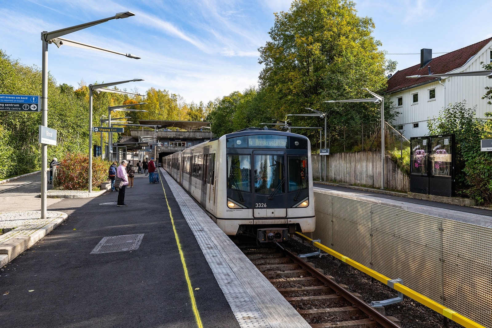 Ammerud t-bane stasjon er i kort gangavstand fra boligen Galleribilde