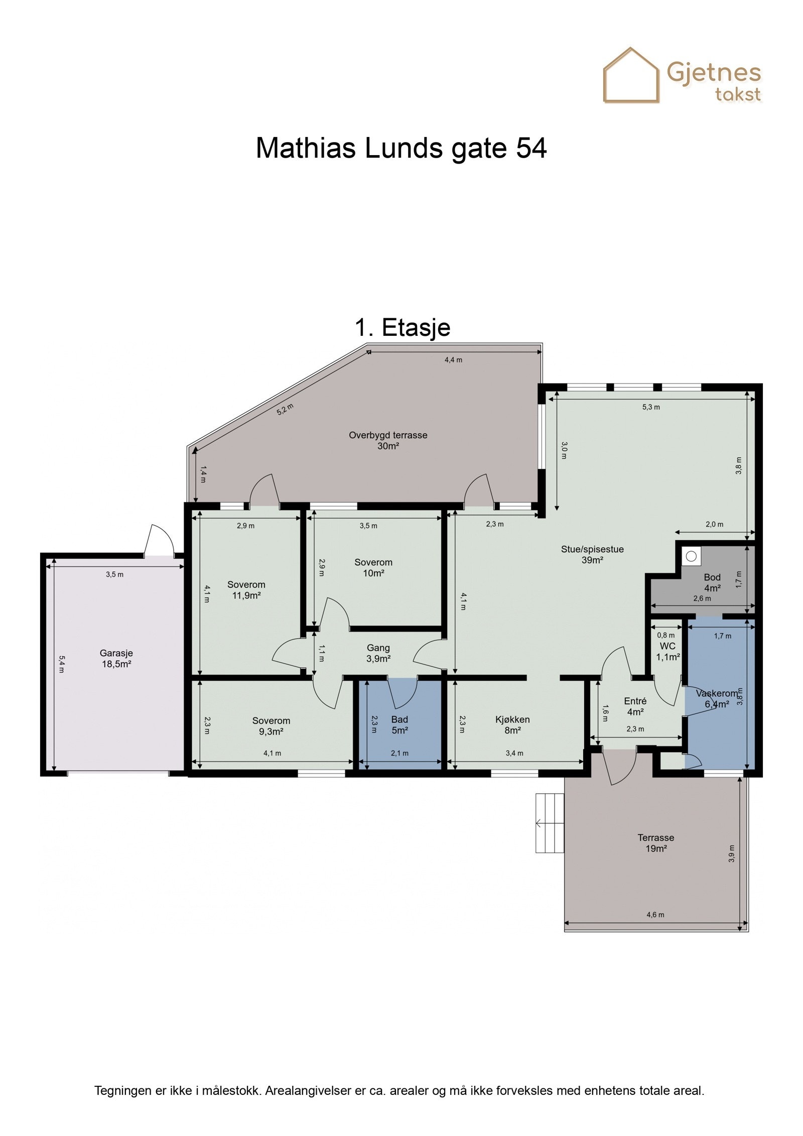 Plantegning Galleribilde