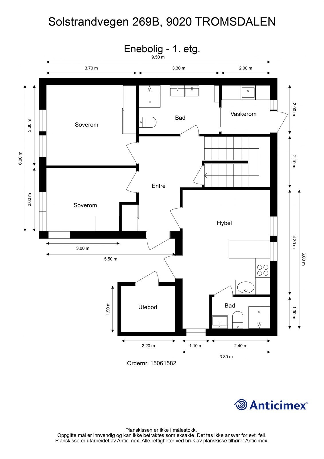 Planillustrasjon 1. etasje. Galleribilde