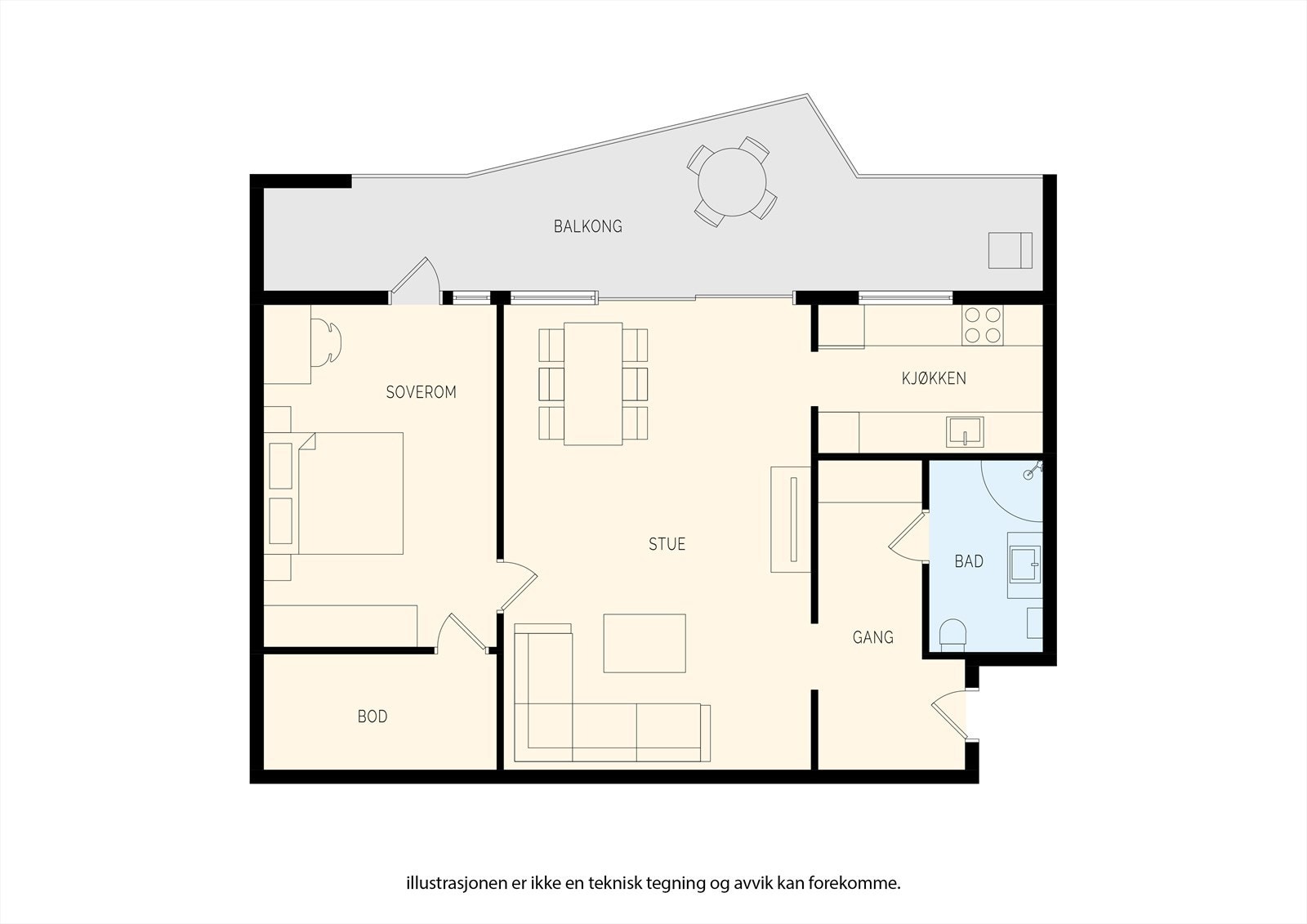 Plantegning Galleribilde