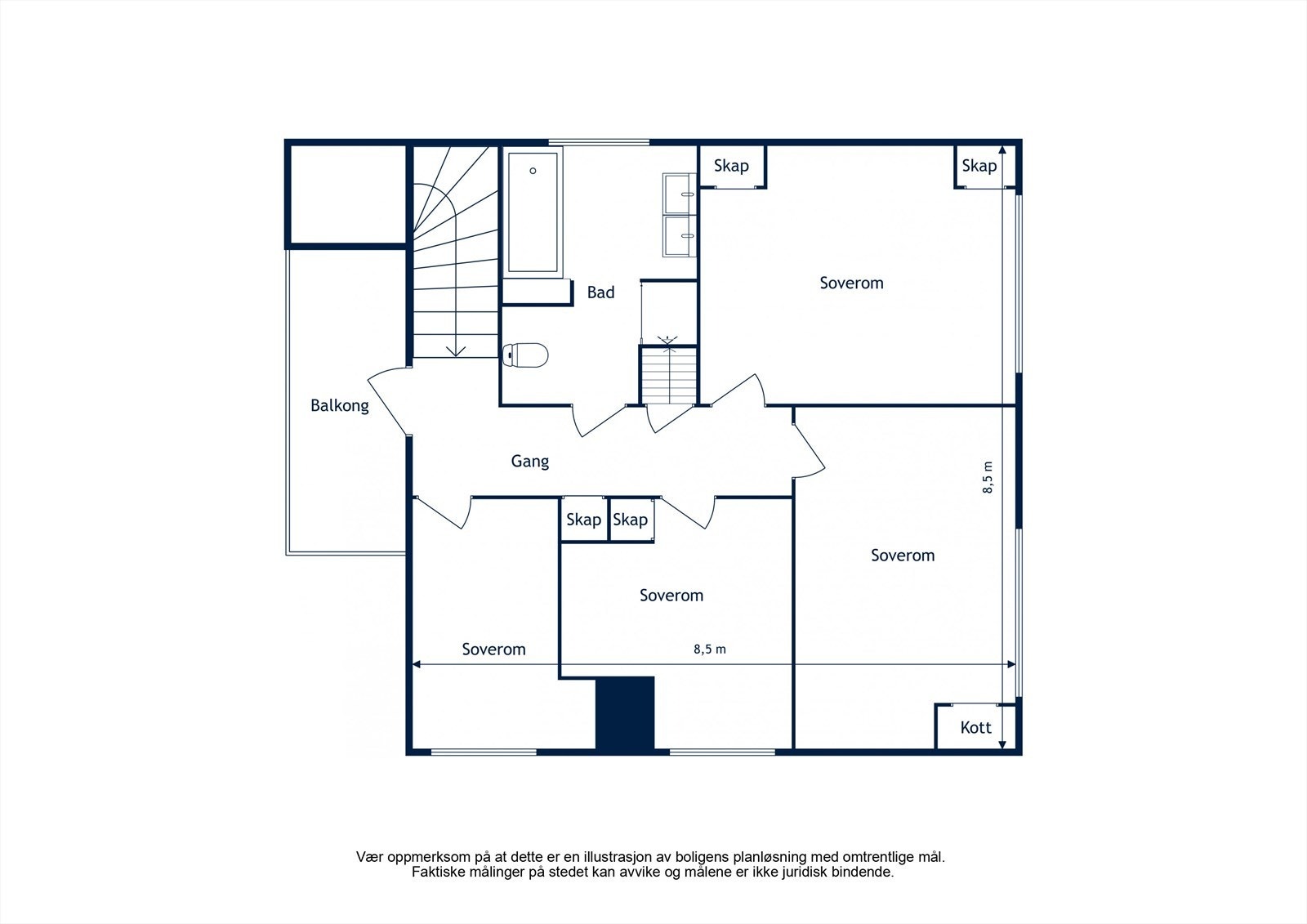 Plantegning - 2. etasje Galleribilde