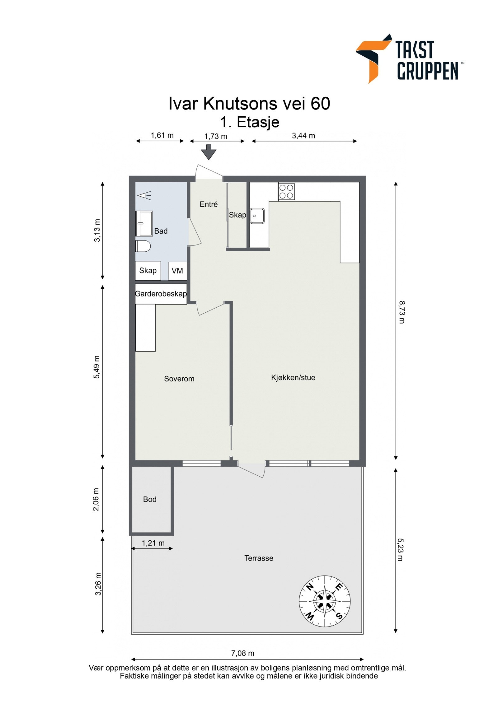 Plantegning Galleribilde