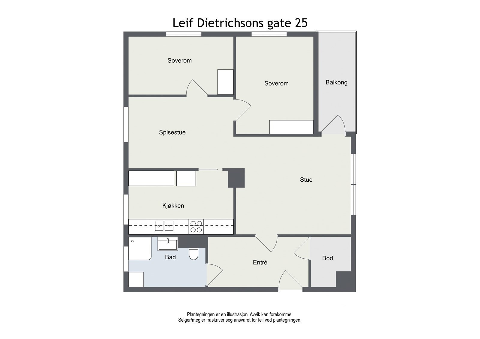 4. Etasje. I tillegg er det bod på loft og i u.etg Galleribilde