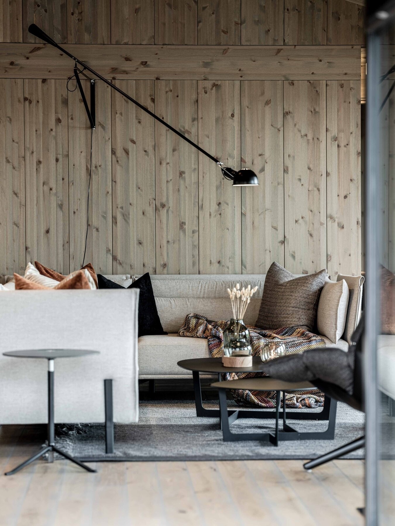 Bilde fra en av våre visningshytter Galleribilde