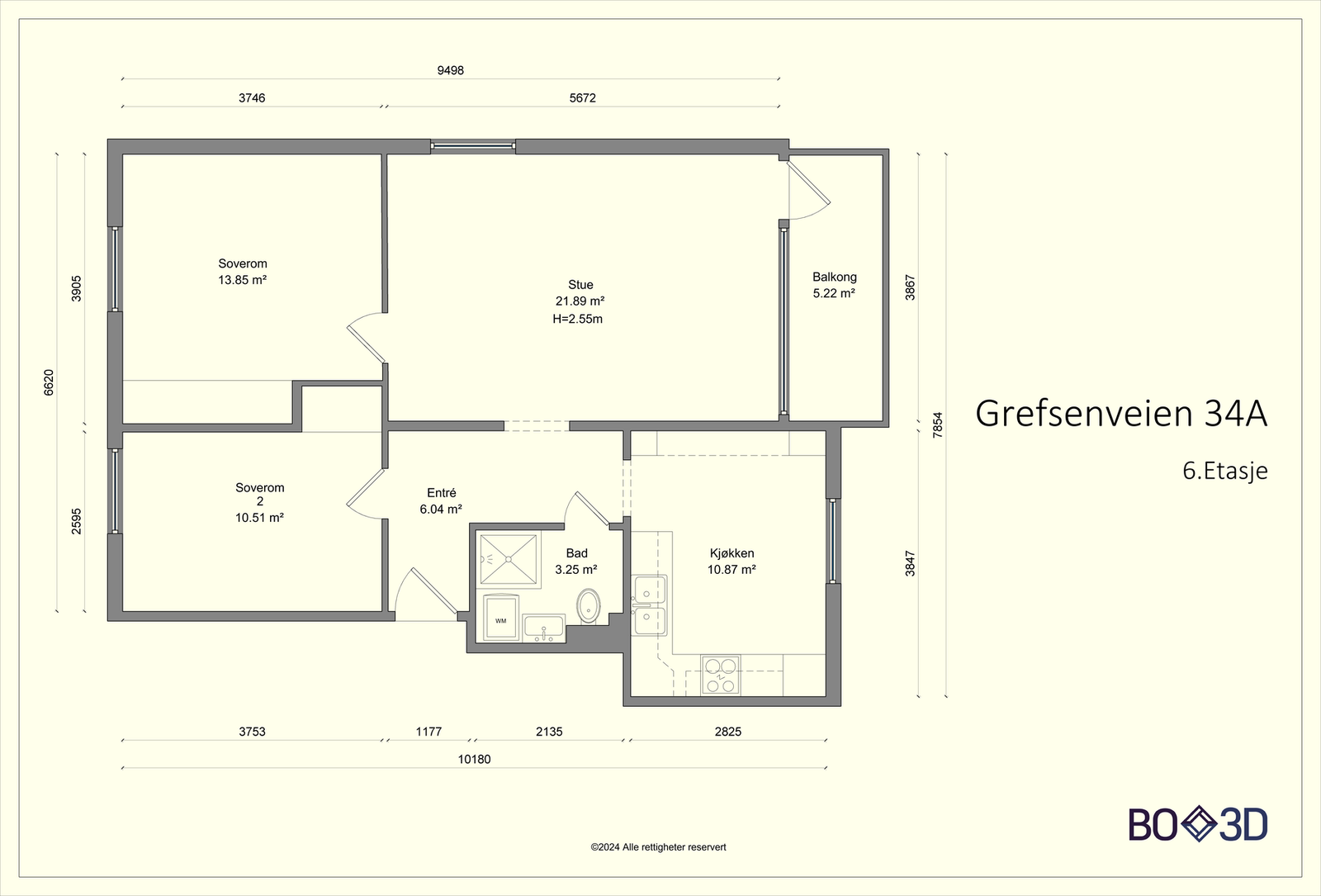 Plantegning. Galleribilde