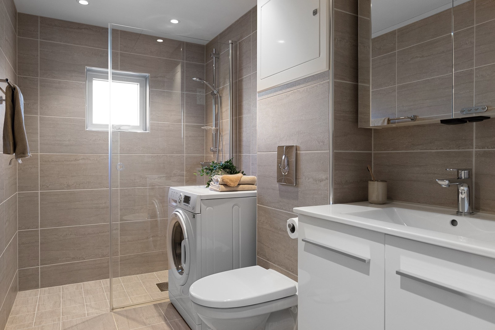 - Badet ble renovert i regi av borettslaget i 2018 - Galleribilde
