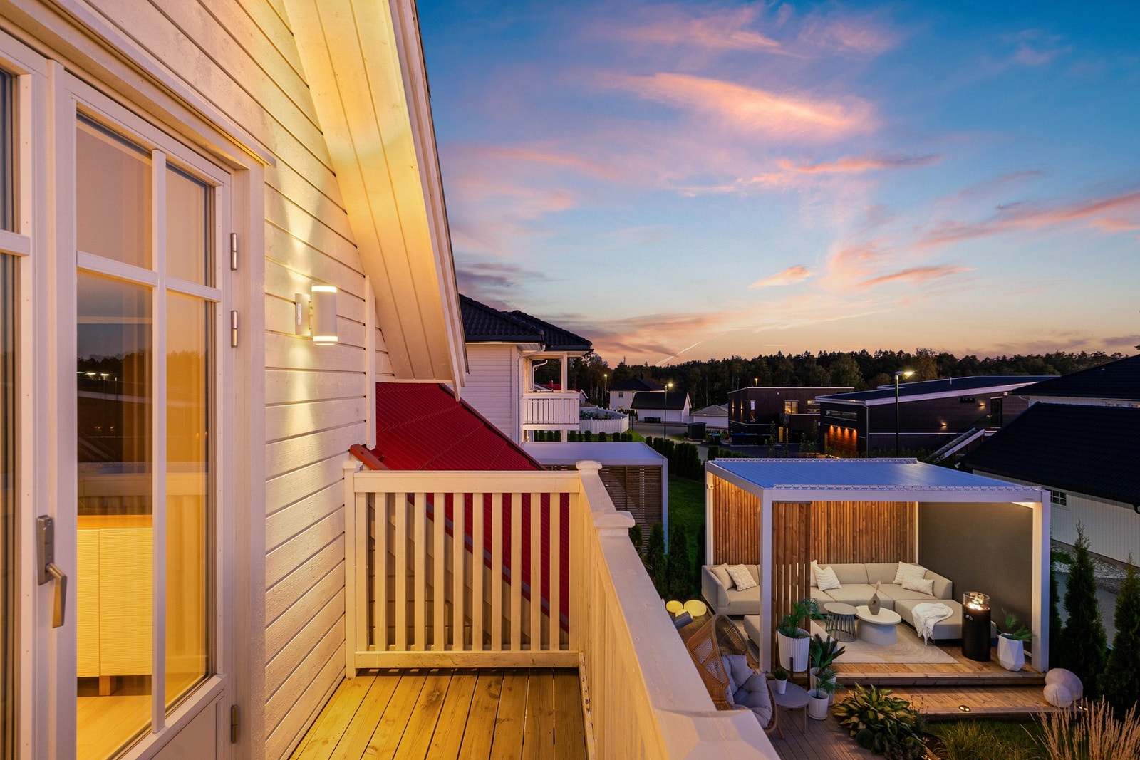 Balkong fra 2. etasje Galleribilde