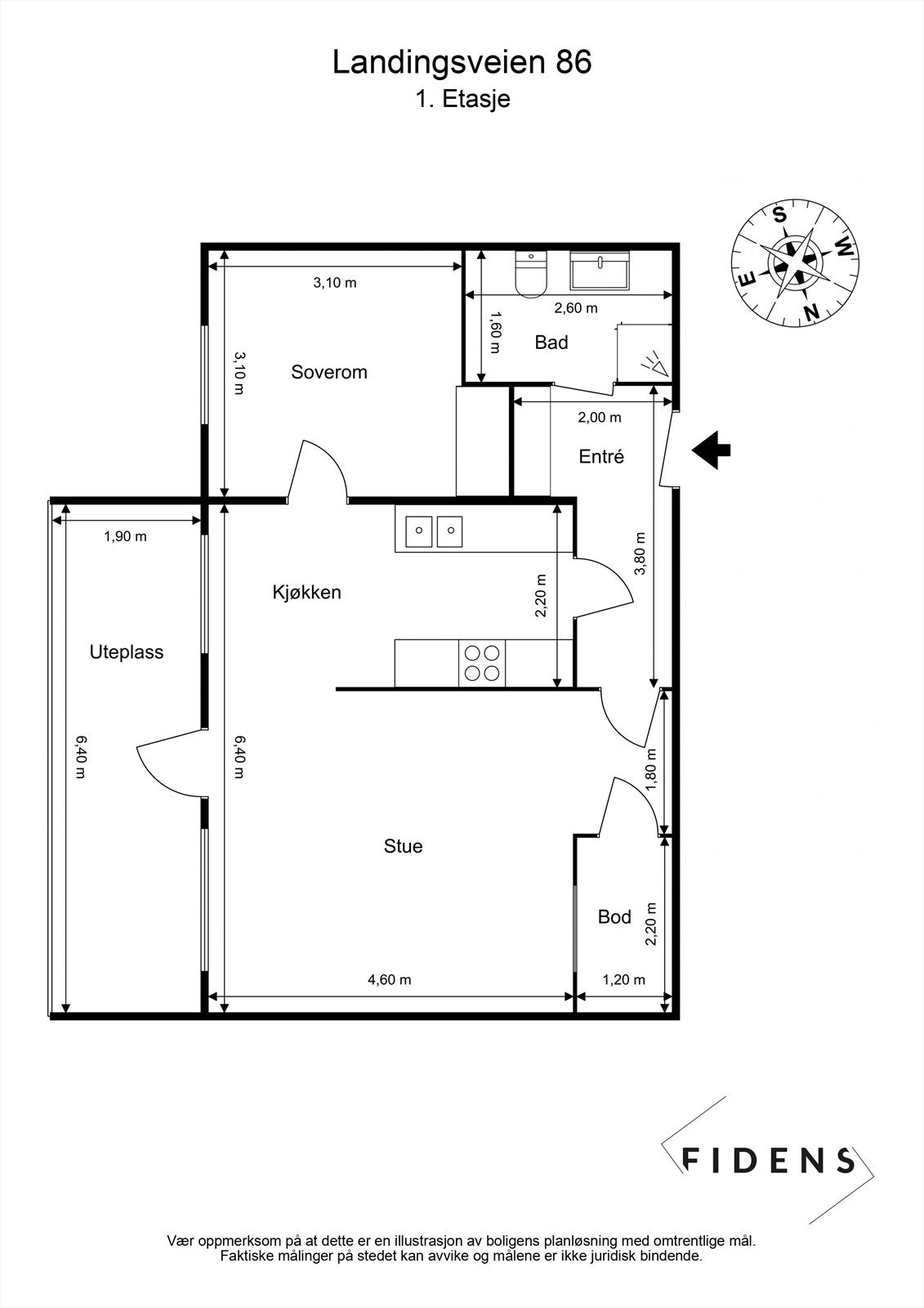 Plantegning Galleribilde