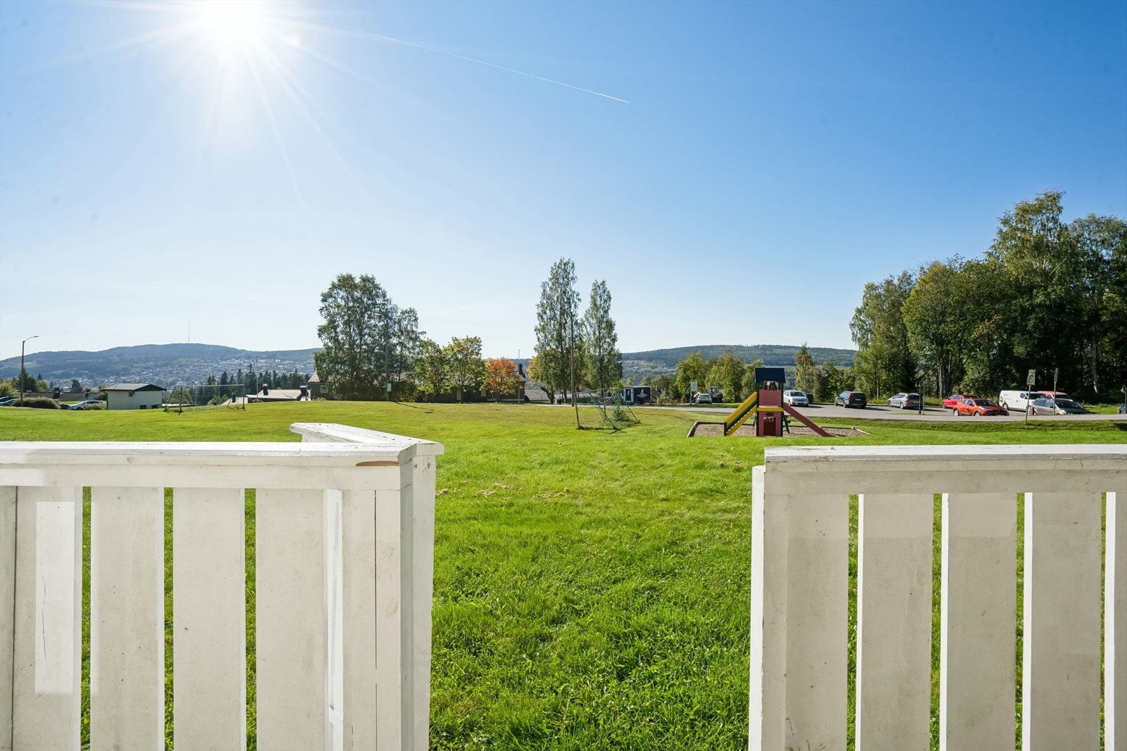 Du har direkte adkomst til fellesarealer fra terrassen. Galleribilde
