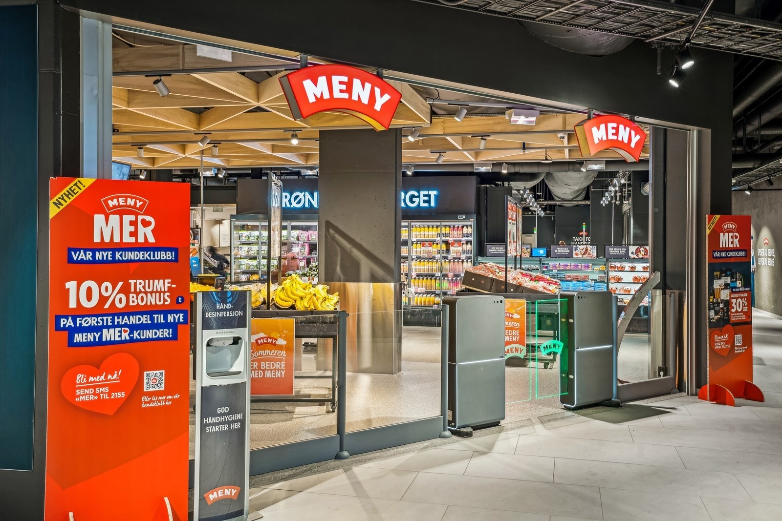 Meny er nyåpnet og ligger i umiddelbar nærhet Galleribilde