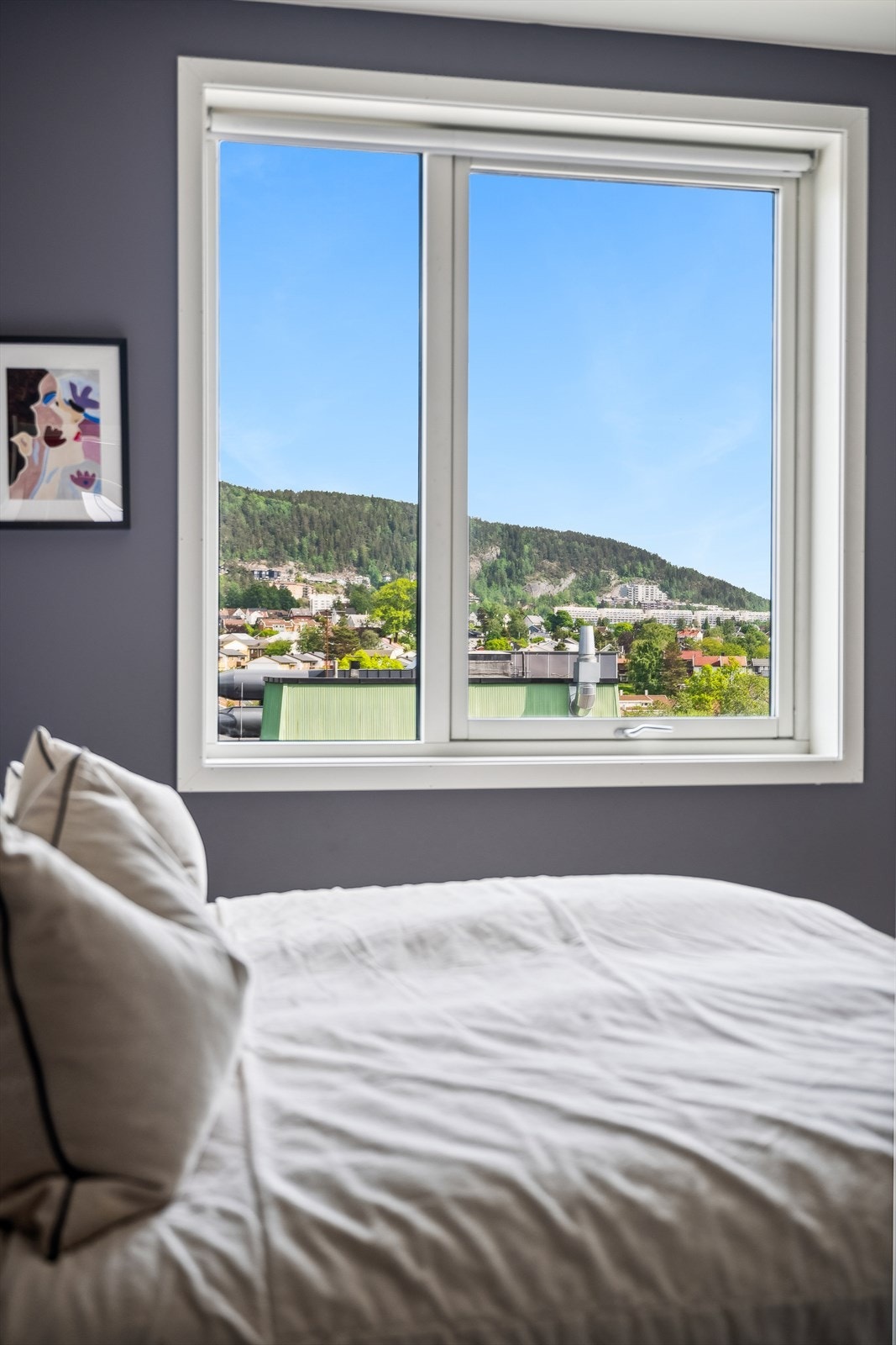 Fra soveromsvinduet er det flott utsyn. Galleribilde