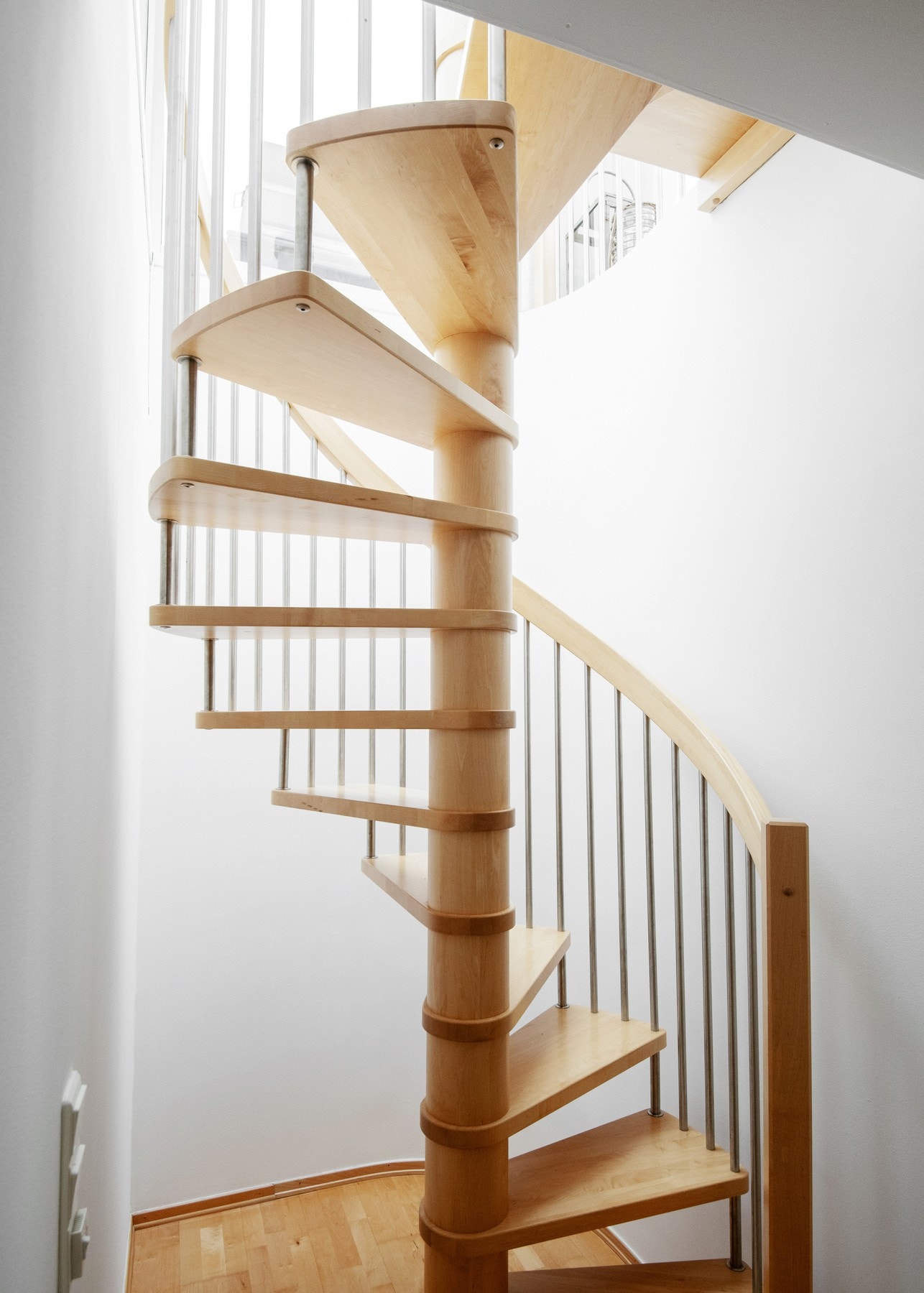 Den lekre spiraltrappen fører deg opp til takterrassen. Galleribilde