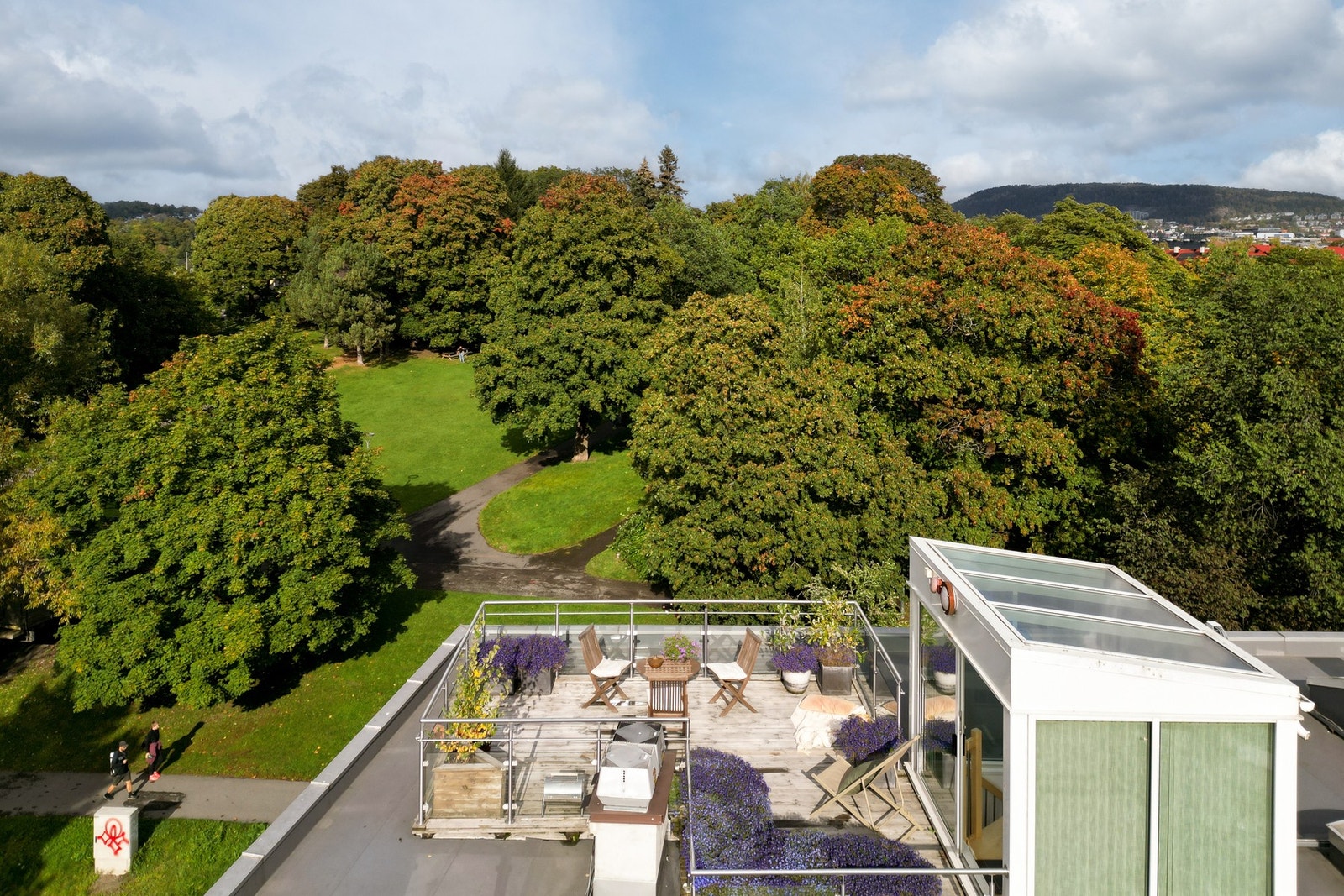 Her får du din helt egne takterrasse på hele 21m²! Galleribilde