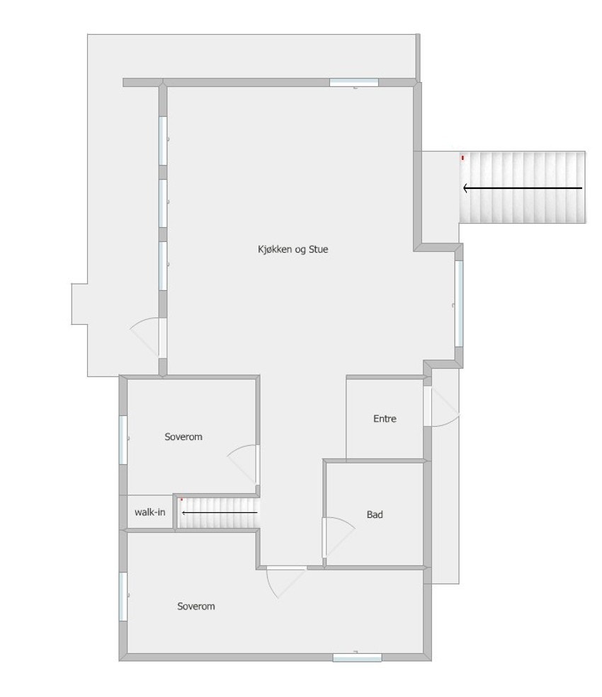Plantegning hovedplan. Galleribilde