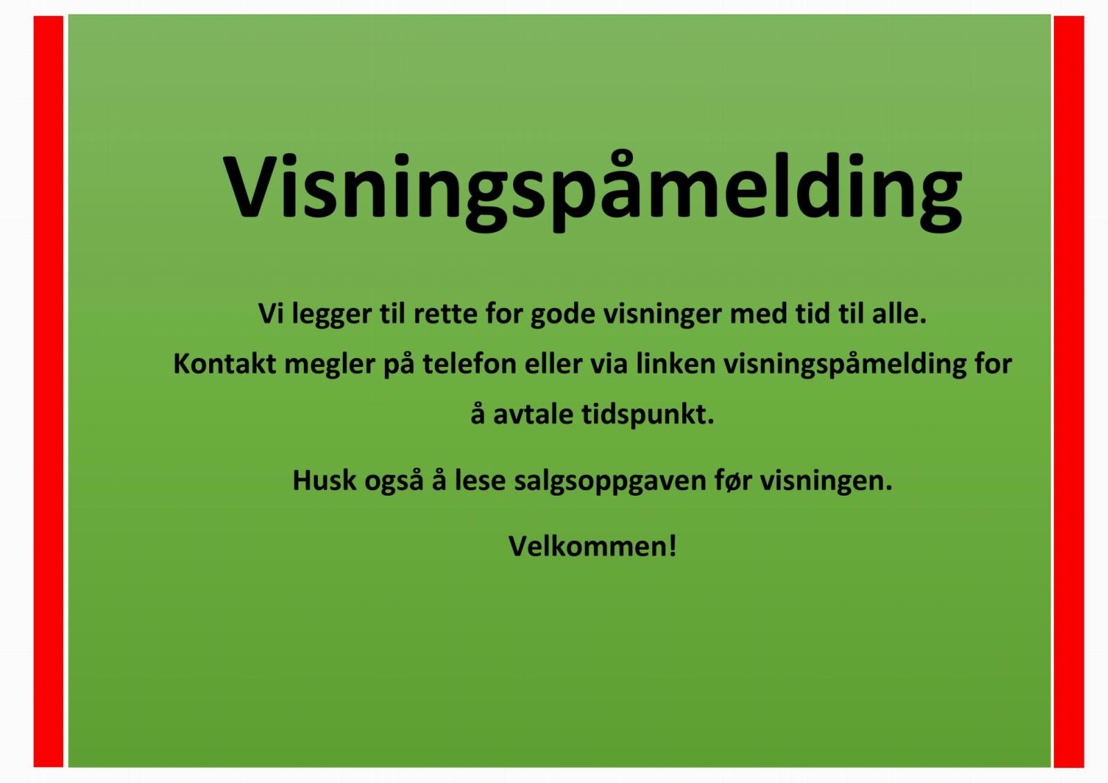Visningspåmelding Galleribilde