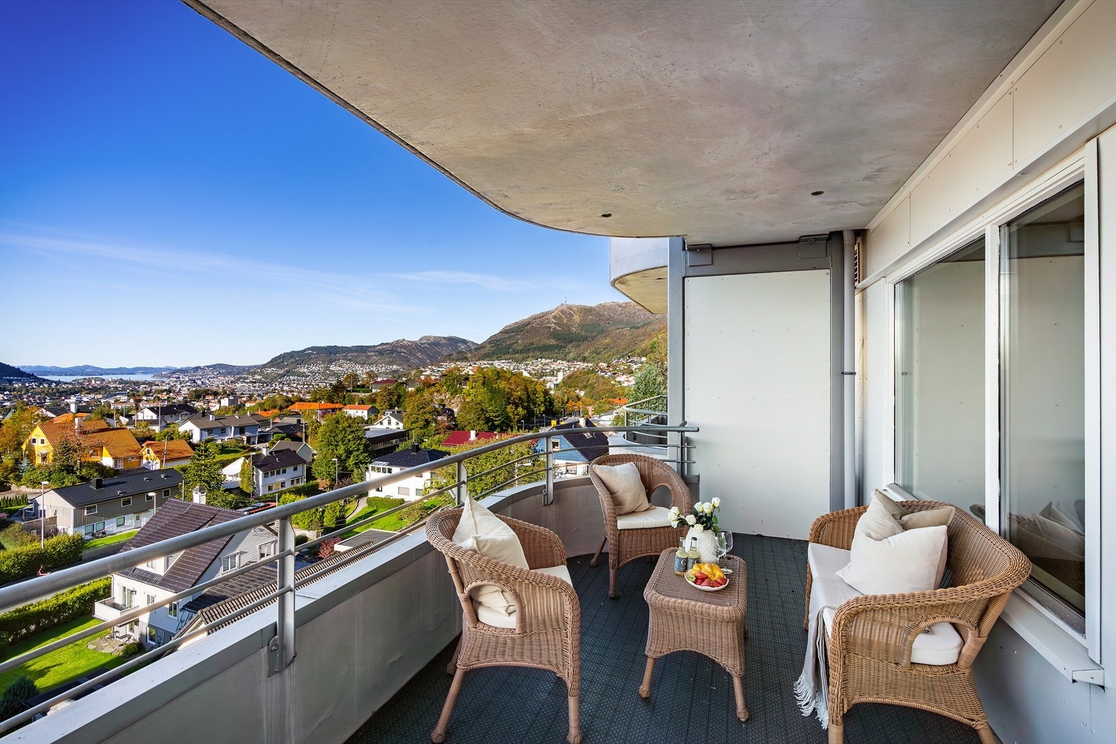 - Selger opplyser om sol fra tidlig ettermiddag til langt på kvelden, midtsommers - Galleribilde