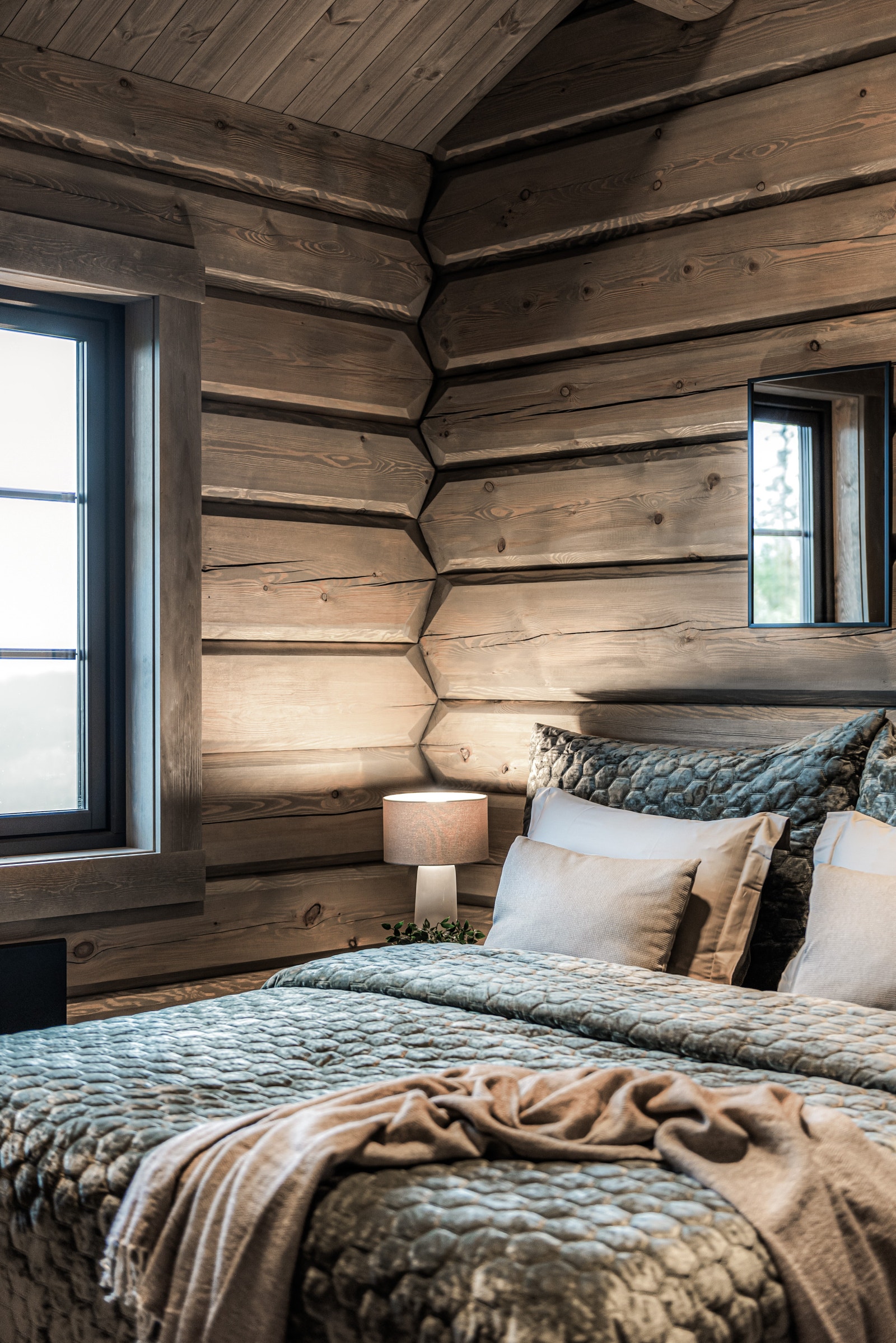 Davos har 3 soverom.
Bilde fra kundetilpasset modell. Galleribilde