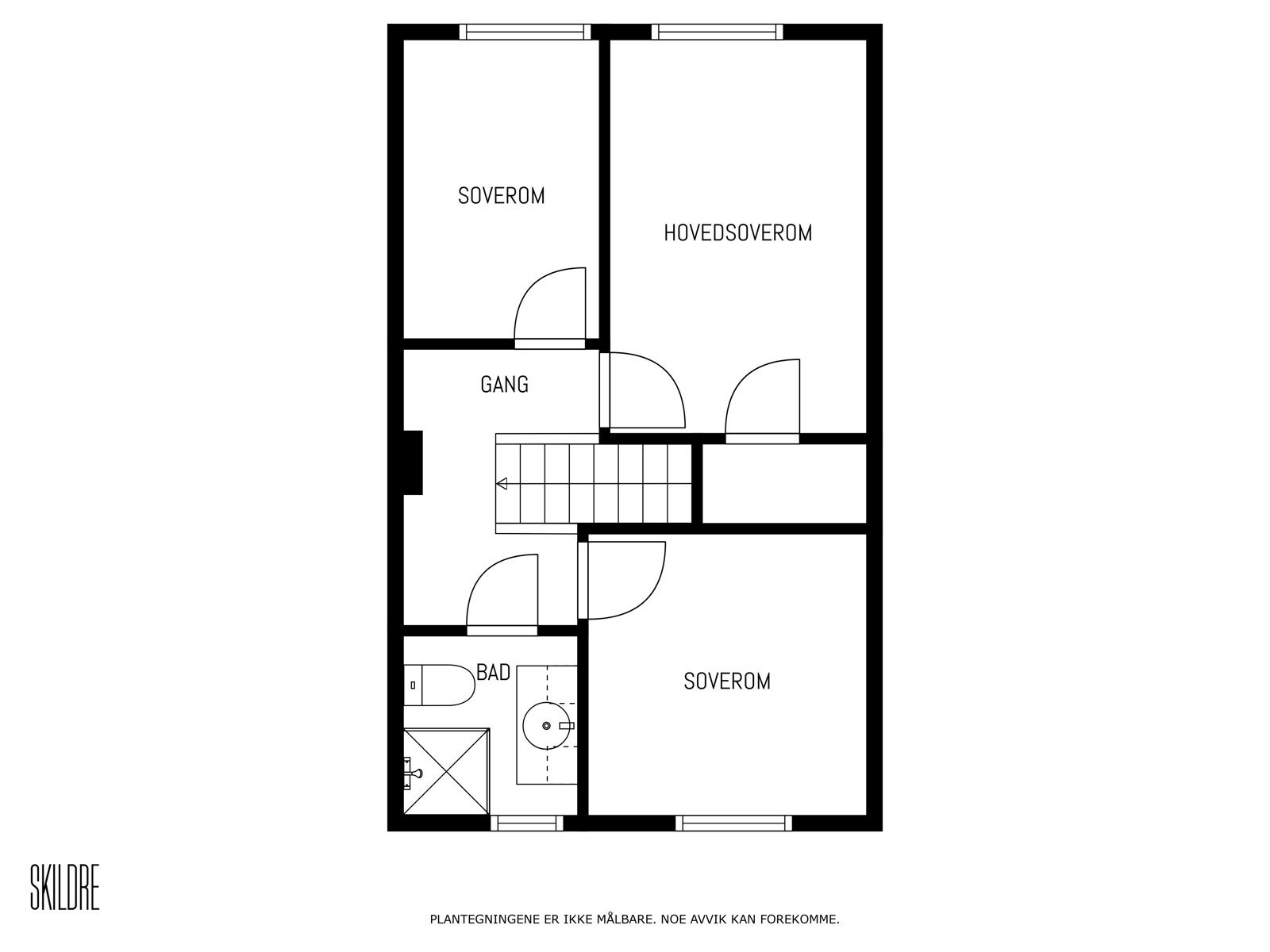 Plantegning for 2.etasje. Galleribilde