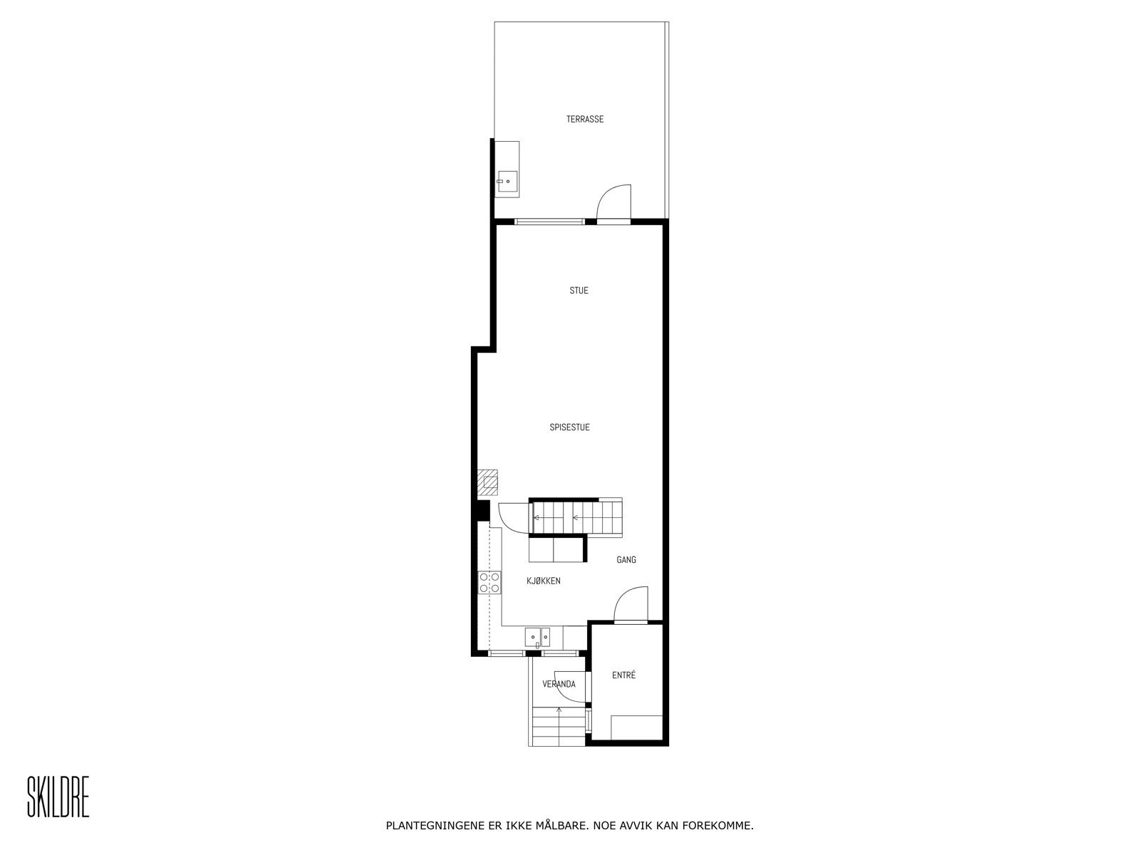Plantegning for 1.etasje. Galleribilde