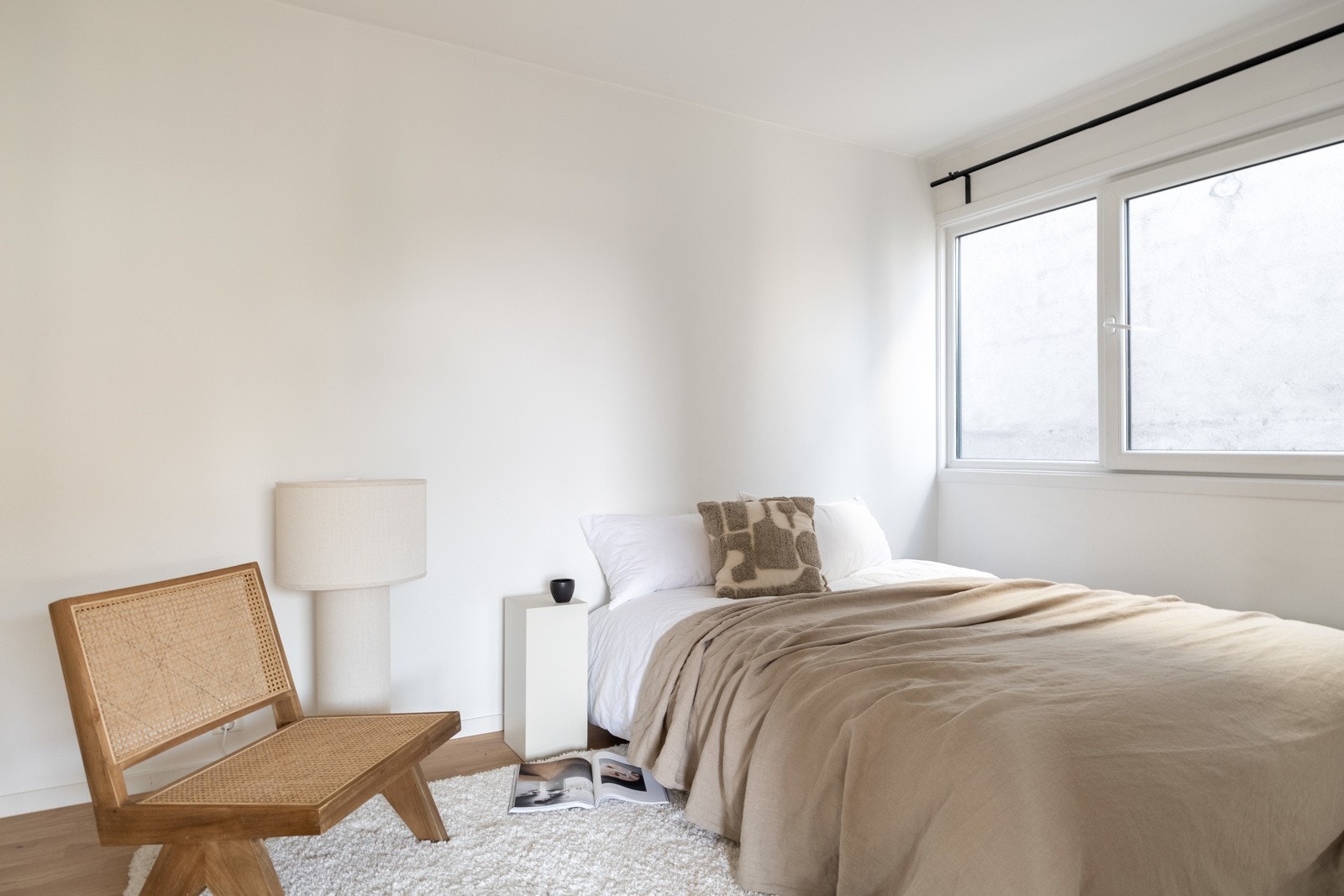 Leilighetens soverom er av god størrelse. Galleribilde