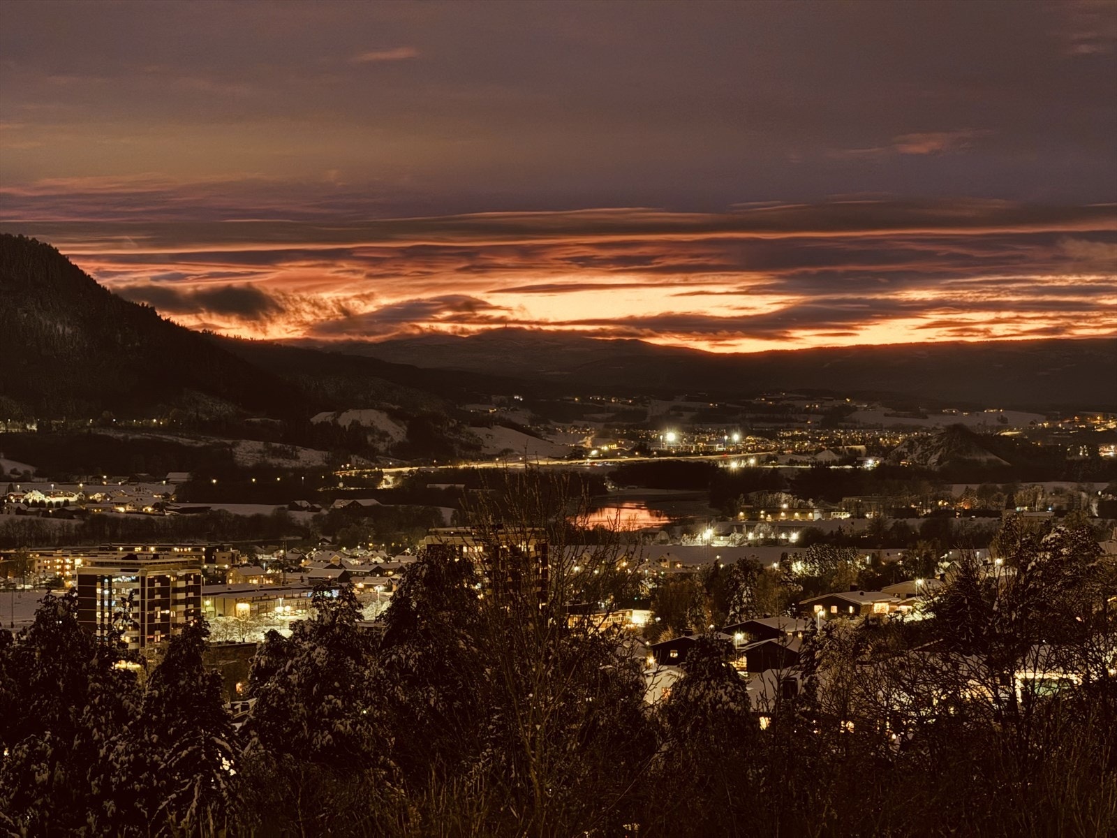Nydelig bilde tatt av selger i vinter. Galleribilde