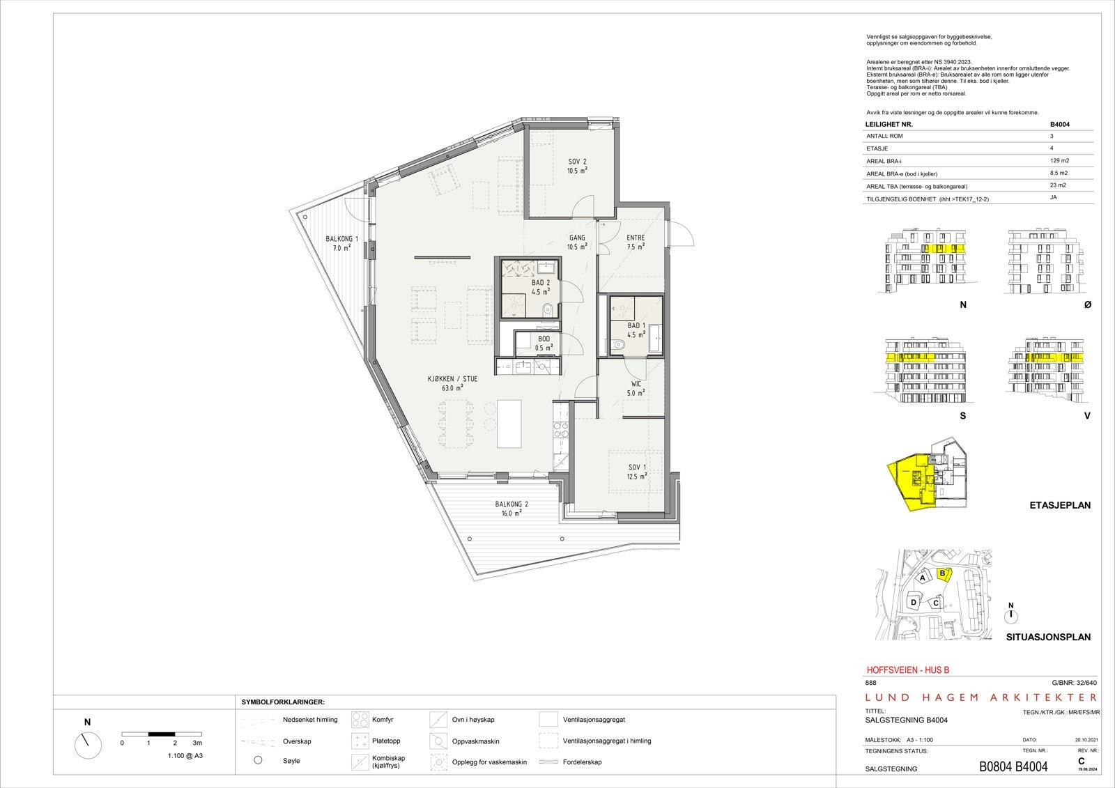 Plantegning Galleribilde