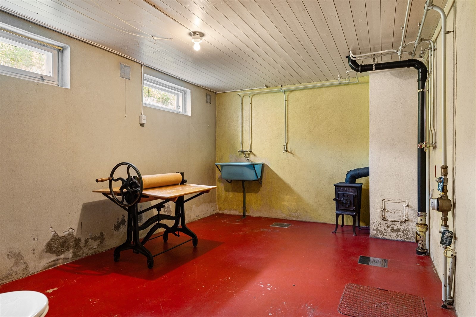 Vaskerom i kjeller er ikke godkjent for varig opphold Galleribilde