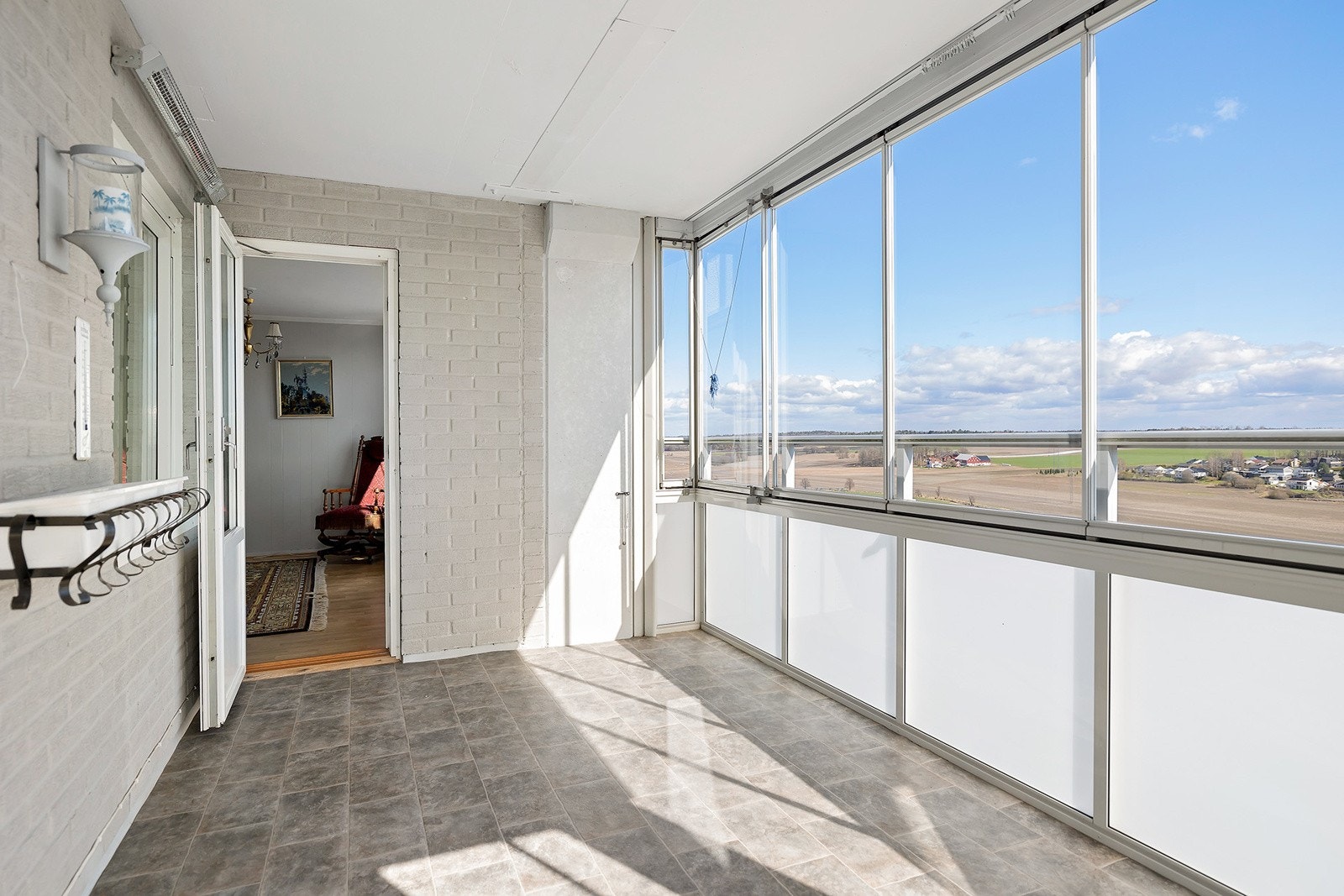 Balkongen er på 12m2 Galleribilde